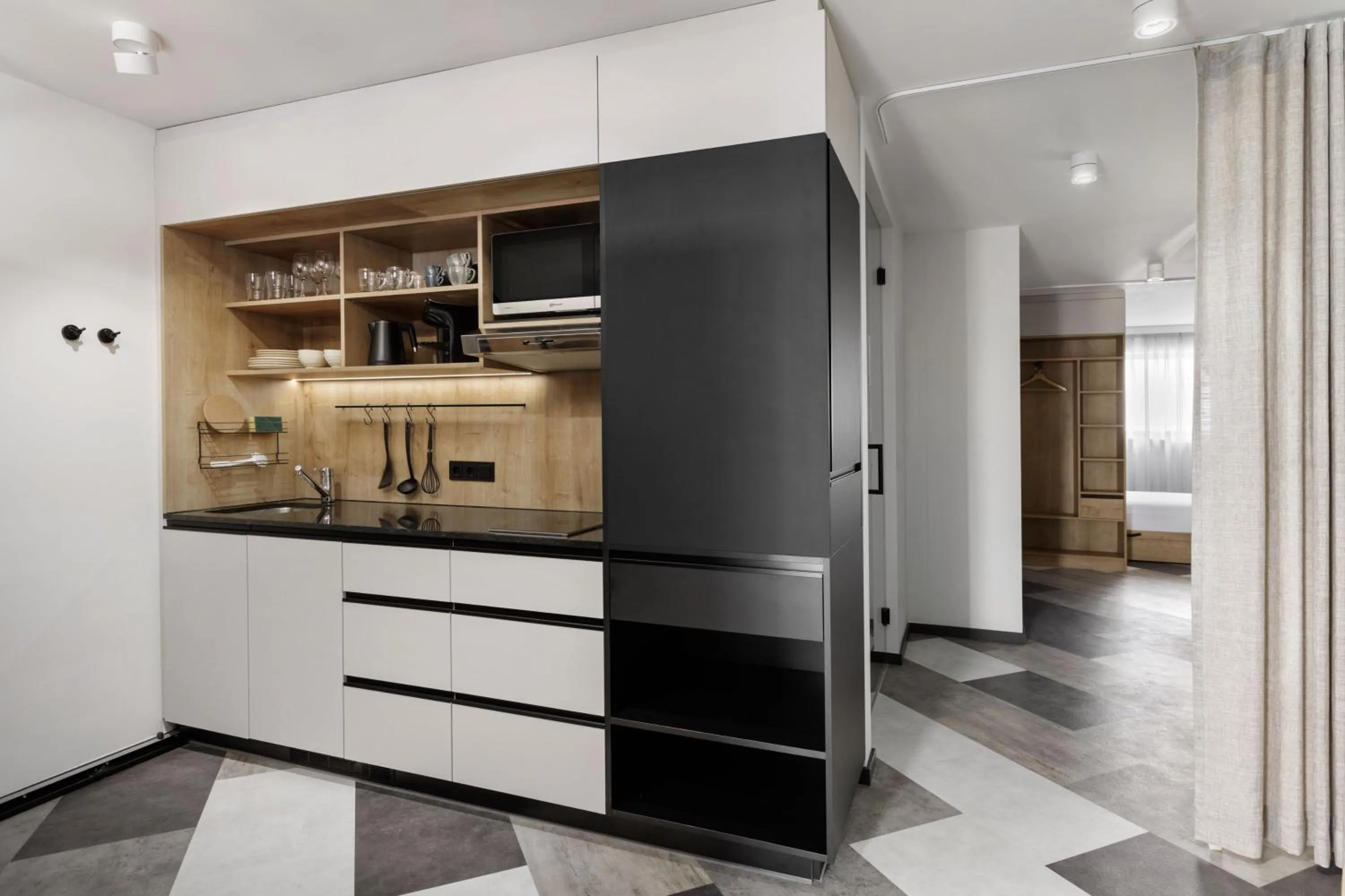 Kitchen or kitchenette in Stay KooooK Munich City - NEW OPENING