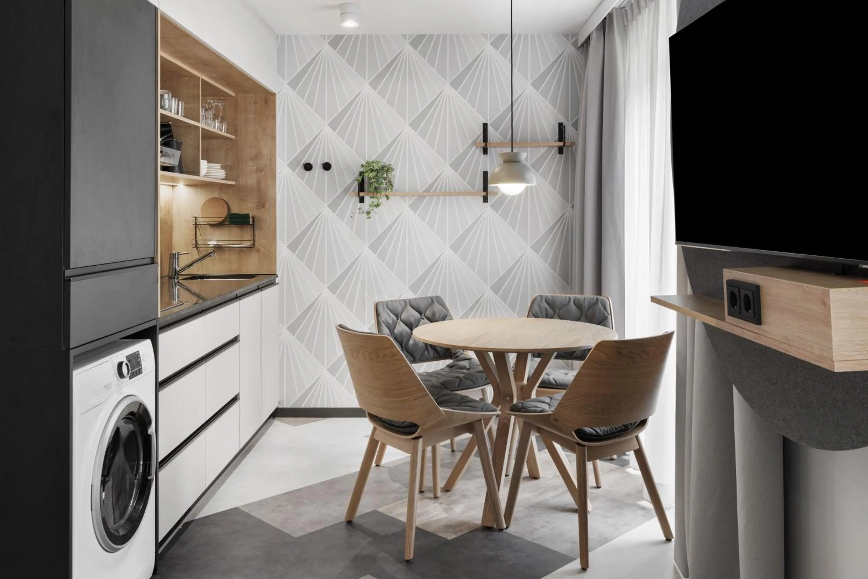 Kitchen or kitchenette in Stay KooooK Munich City - NEW OPENING