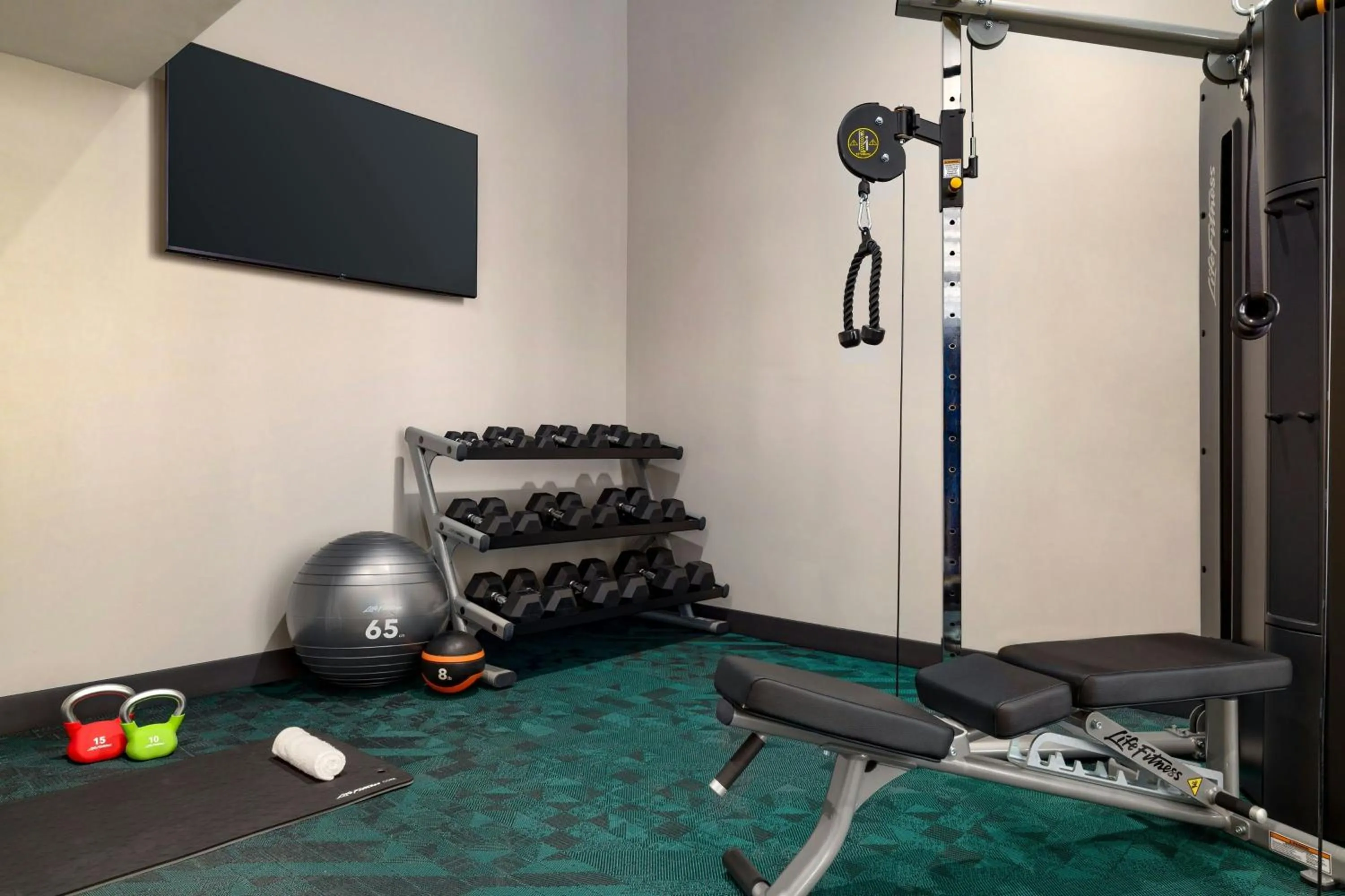 Fitness centre/facilities in TownePlace Suites by Marriott Williston