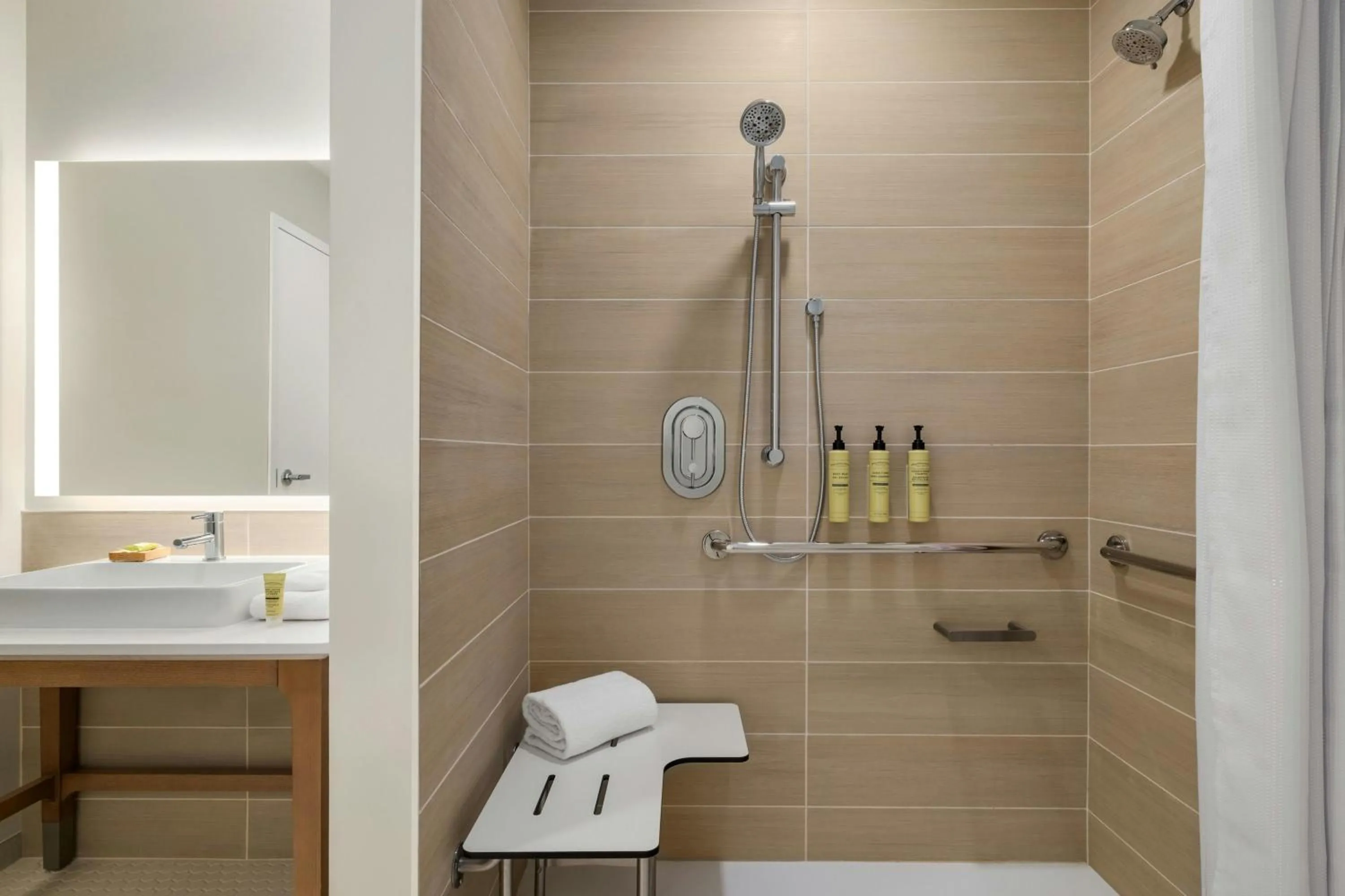 Bathroom in Element Charleston Airport