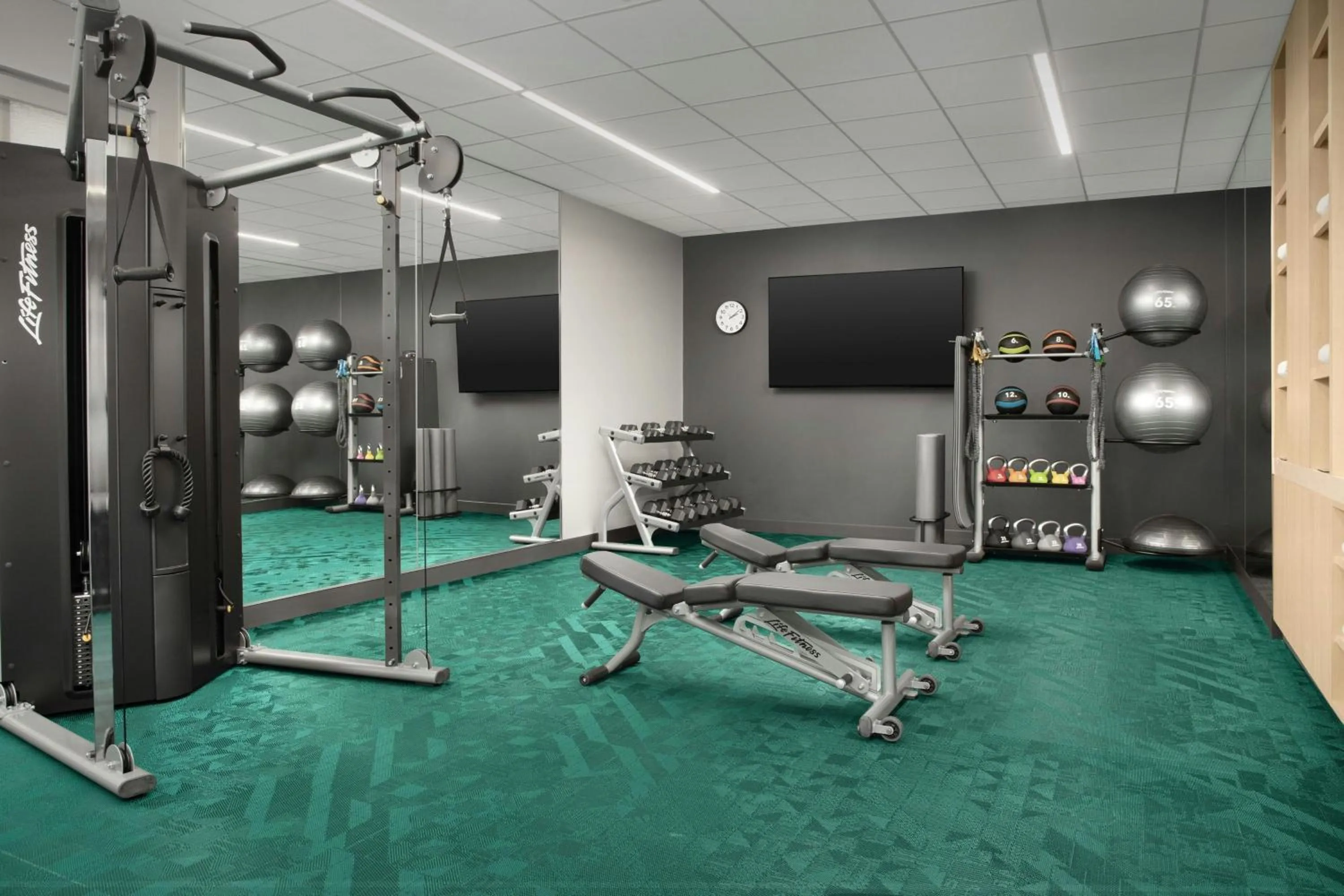 Fitness centre/facilities in TownePlace Suites by Marriott Jacksonville Mayport