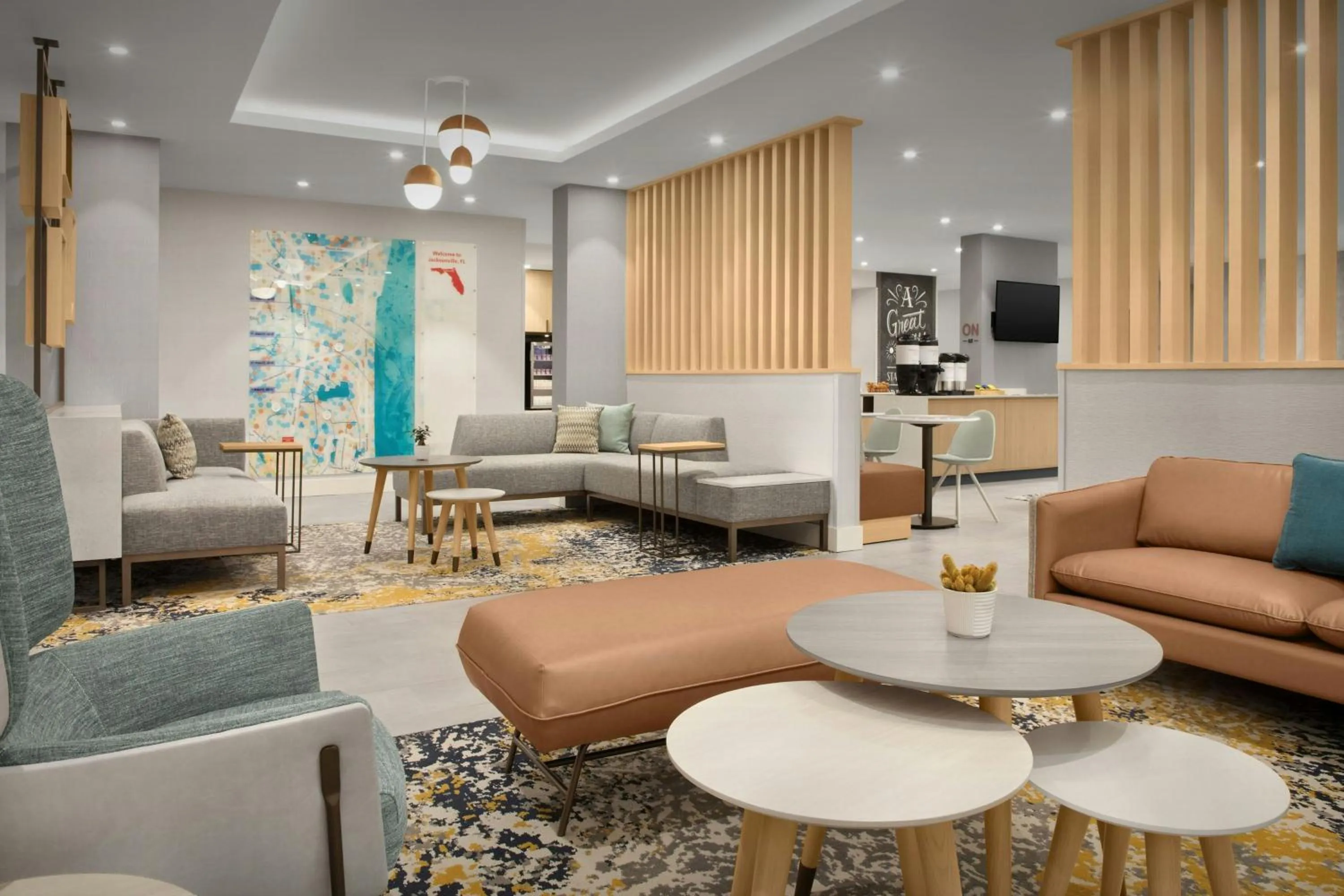 Lobby or reception in TownePlace Suites by Marriott Jacksonville Mayport