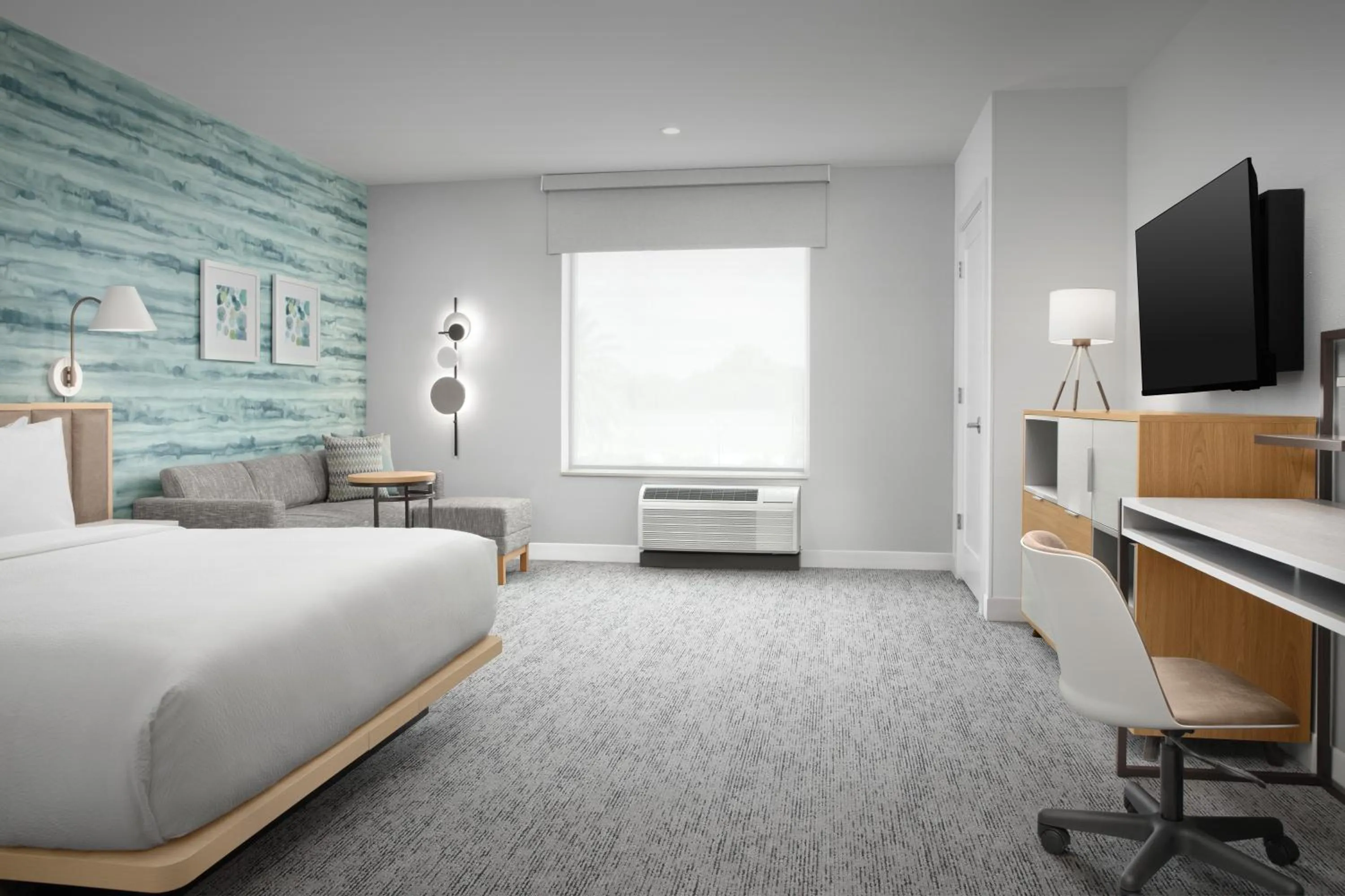 Photo of the whole room, Bed in TownePlace Suites by Marriott Jacksonville Mayport