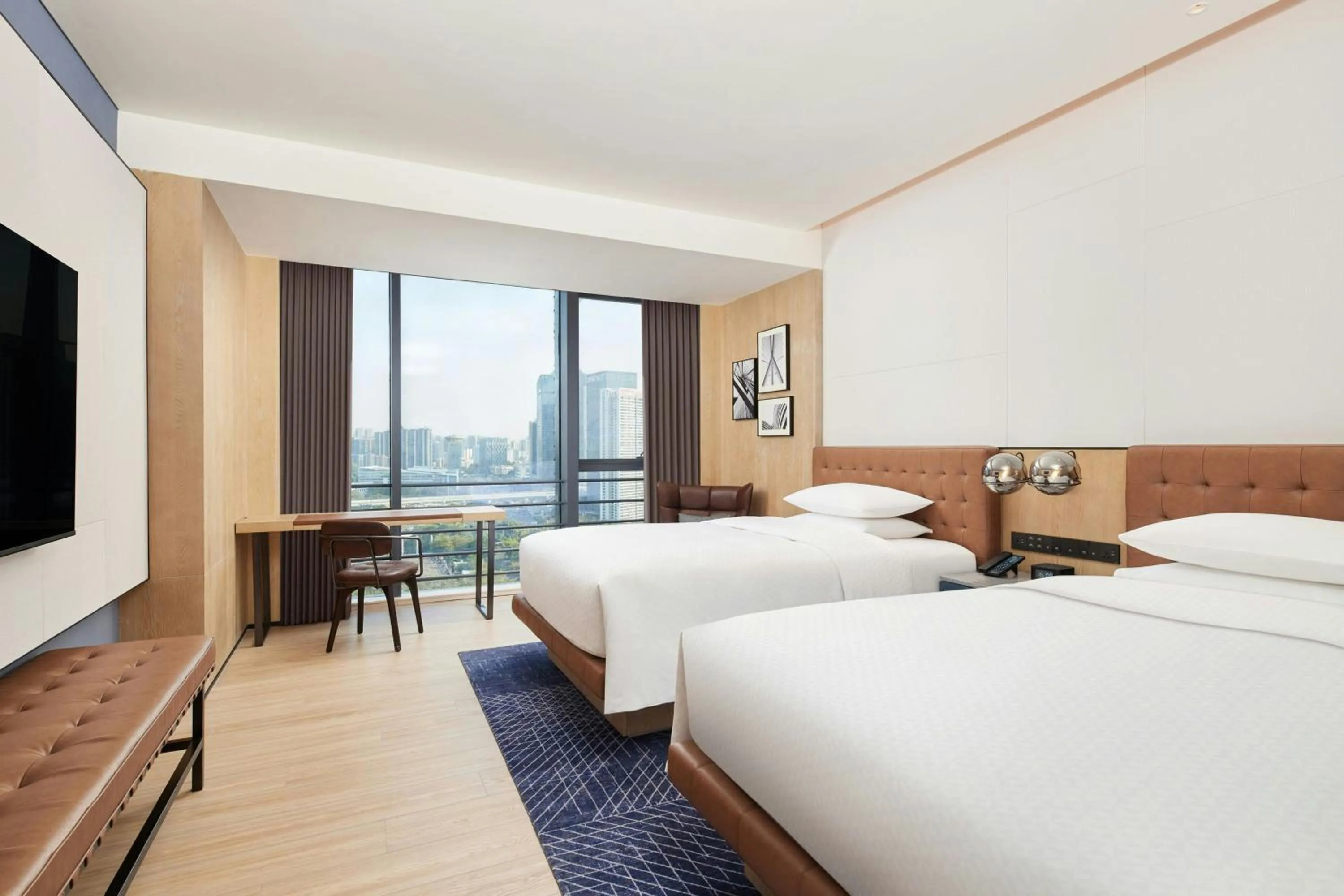 Photo of the whole room, Bed in Four Points by Sheraton Shenzhen, Guangming