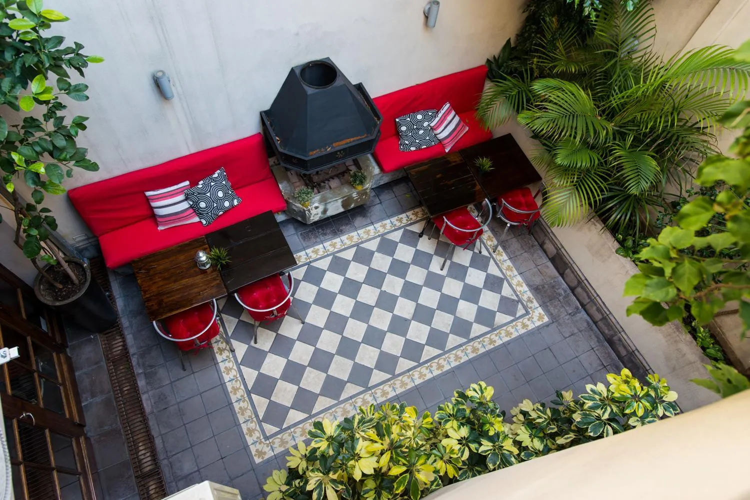 Patio in Miravida Soho Hotel & Wine Bar