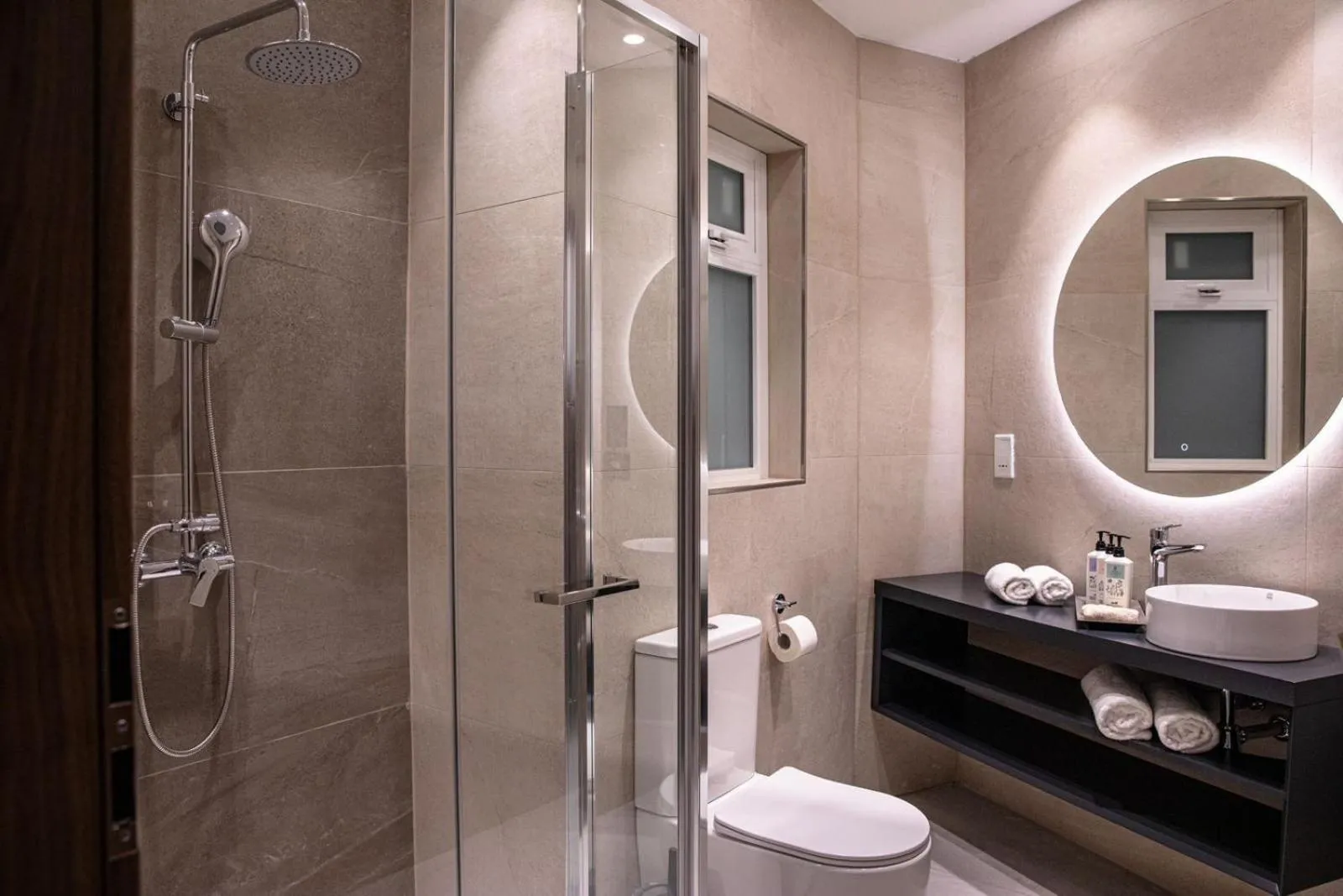 Bathroom in CA Sand Dune Hotel