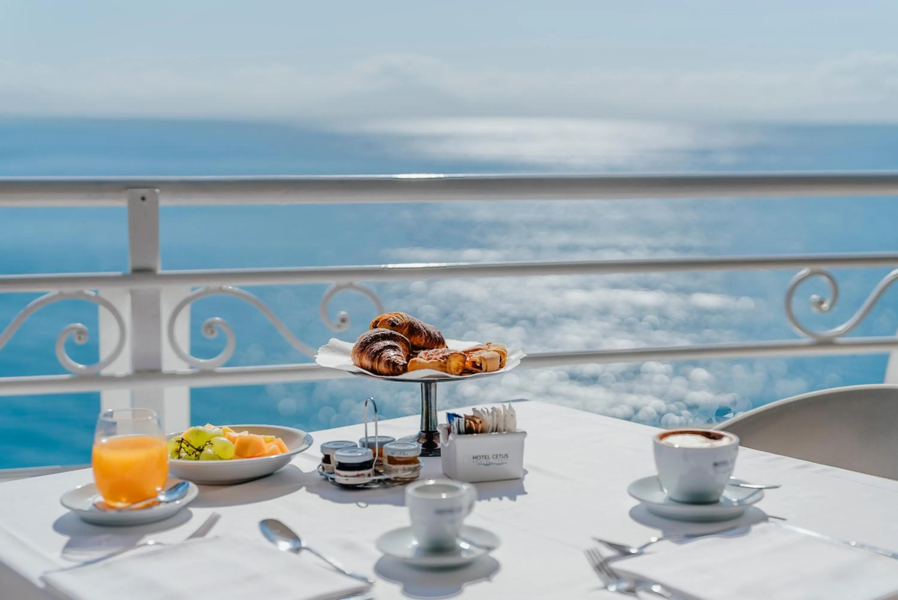 Italian breakfast in Hotel Cetus