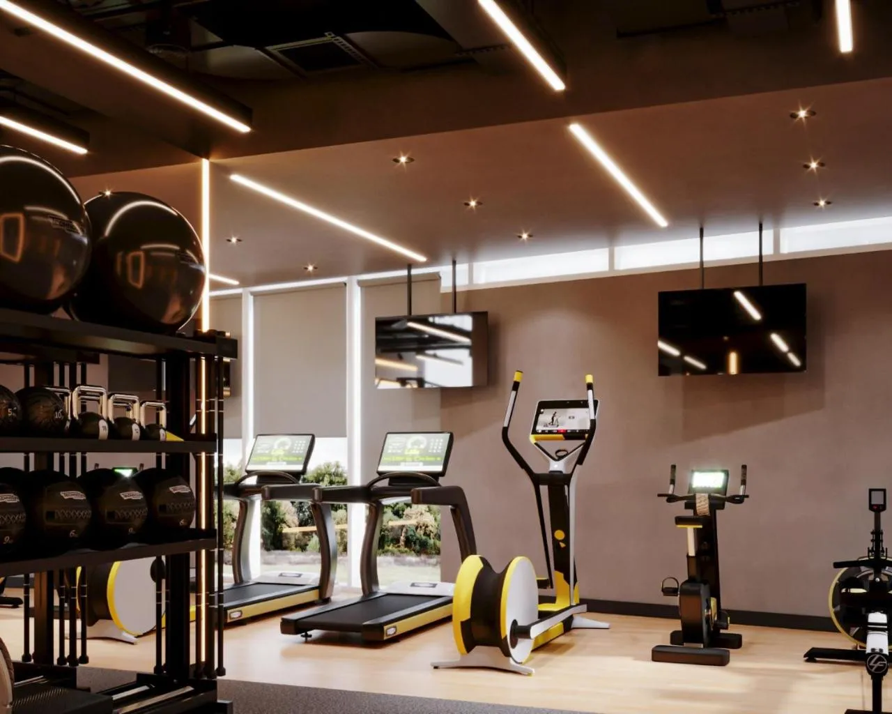 Fitness centre/facilities in Grand Millennium Business Bay