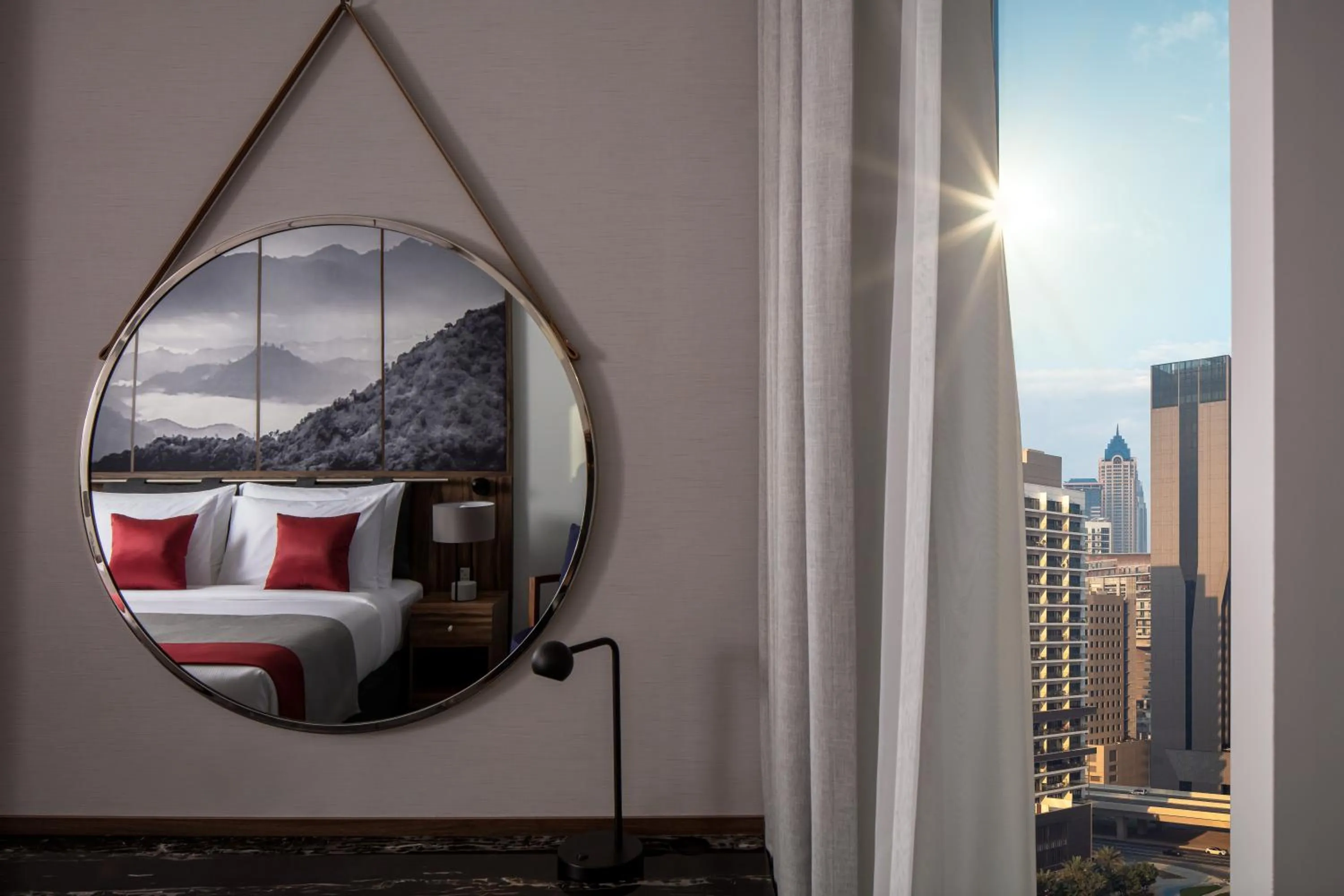 Bed in Grand Millennium Business Bay