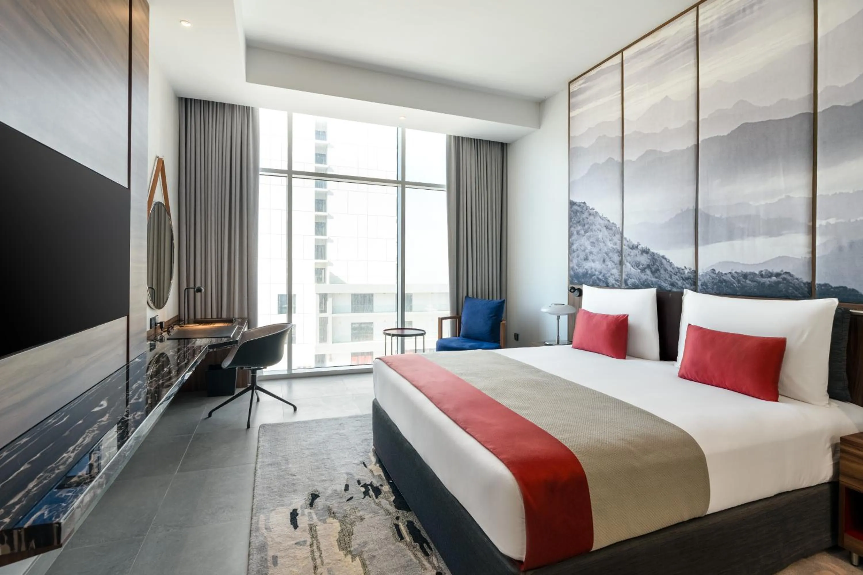 Bedroom, Bed in Grand Millennium Business Bay