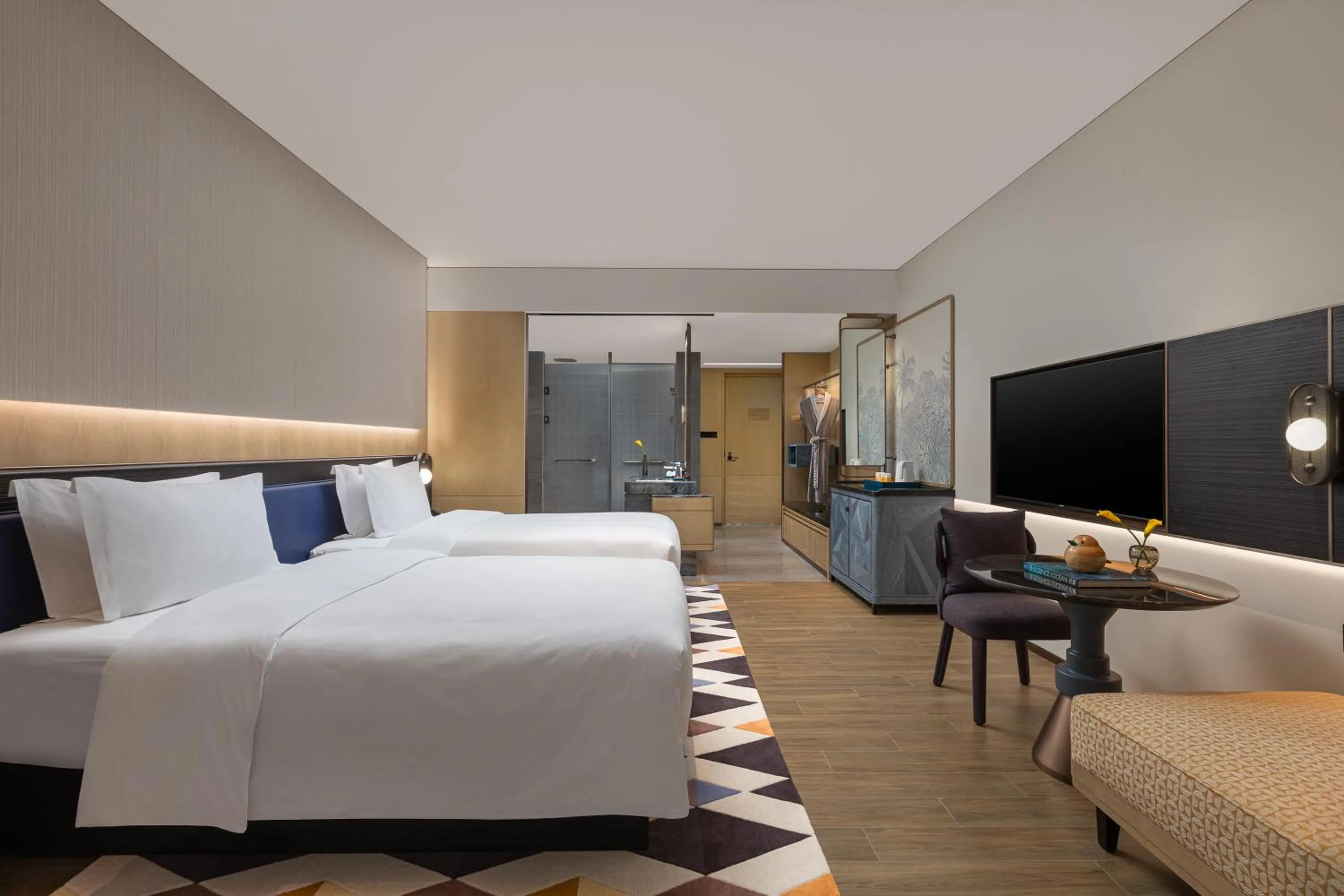 Bedroom, Bed in voco Sanya Dadonghai by IHG