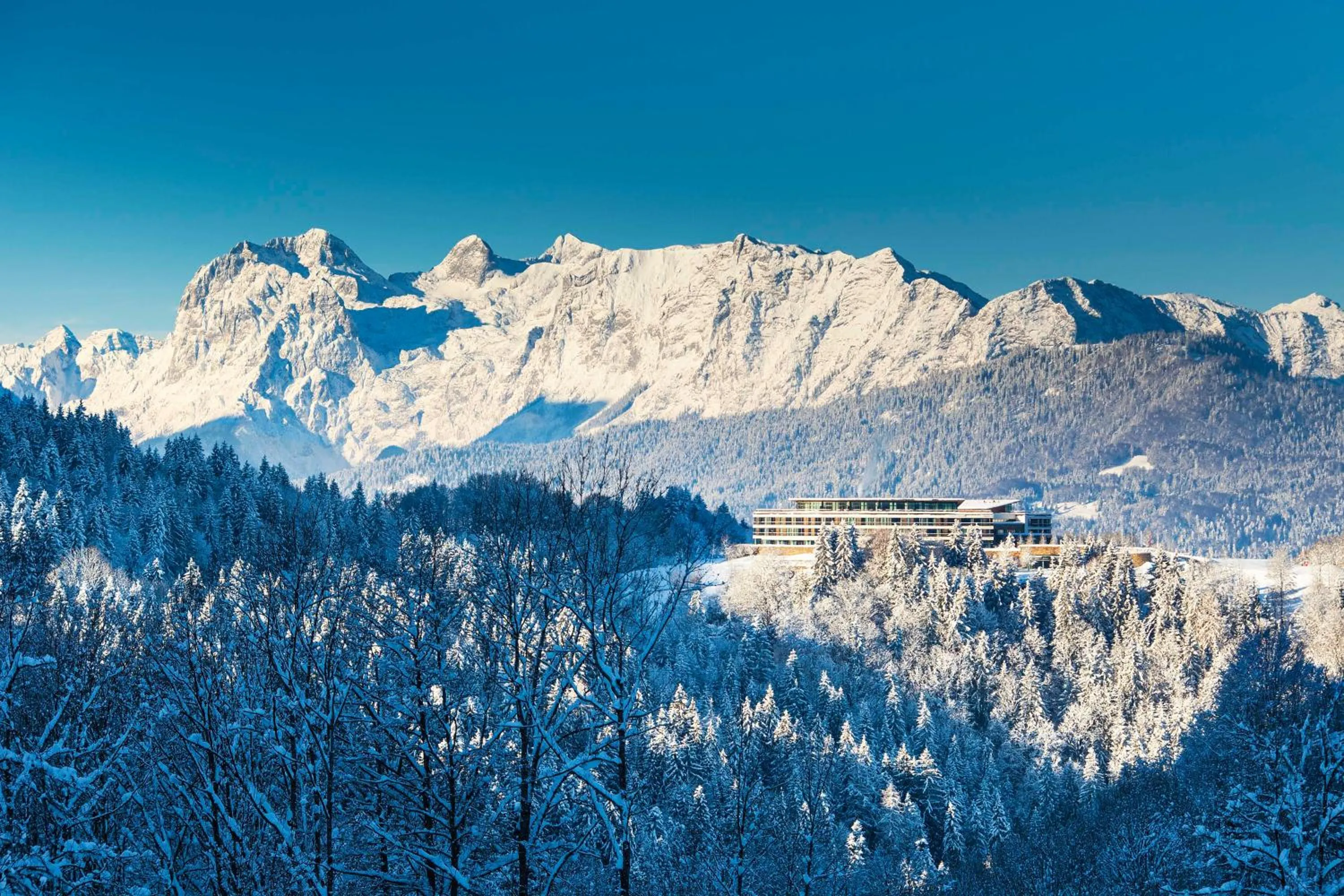 Property building in Kempinski Hotel Berchtesgaden