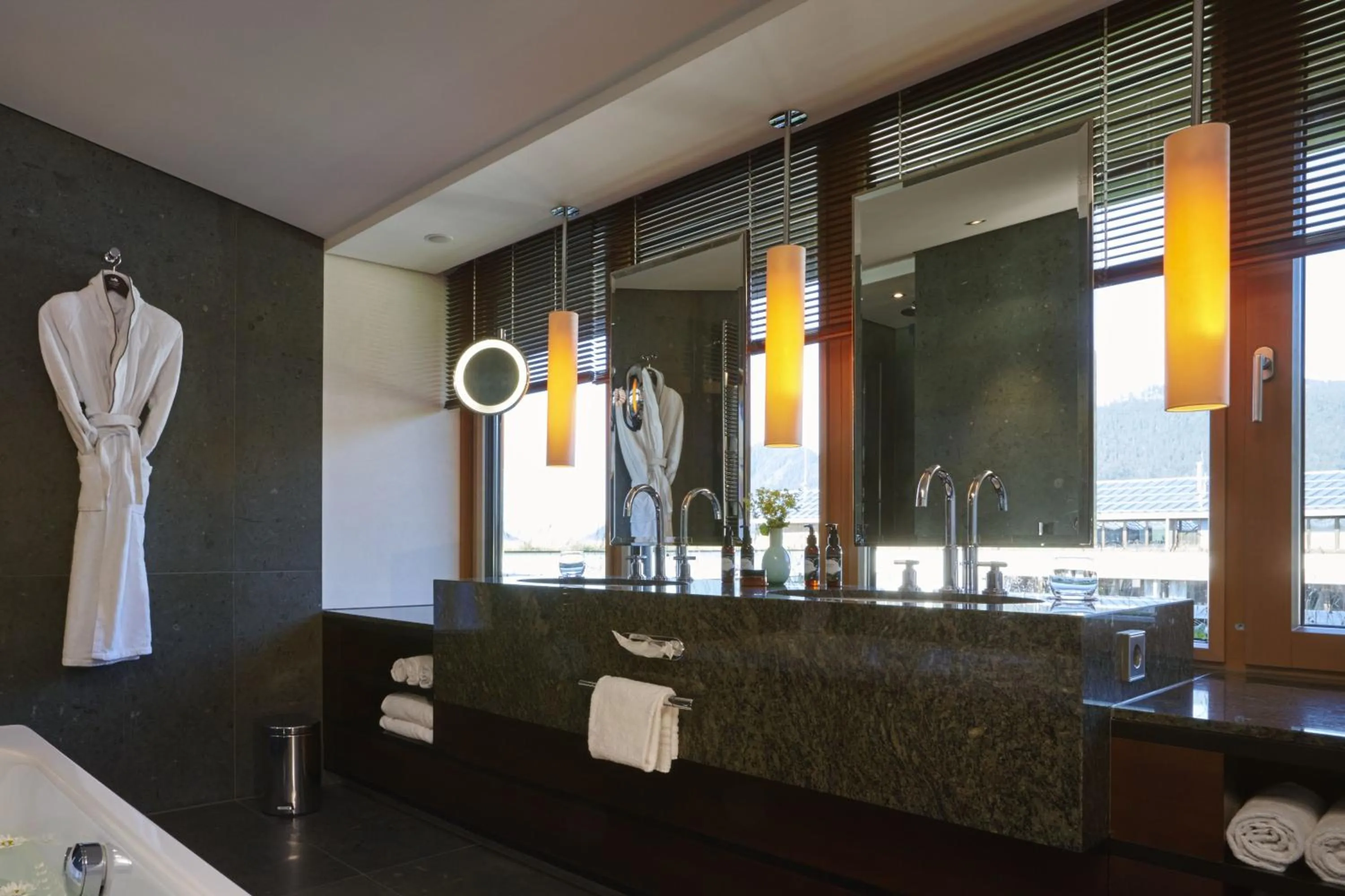 Bathroom in Kempinski Hotel Berchtesgaden