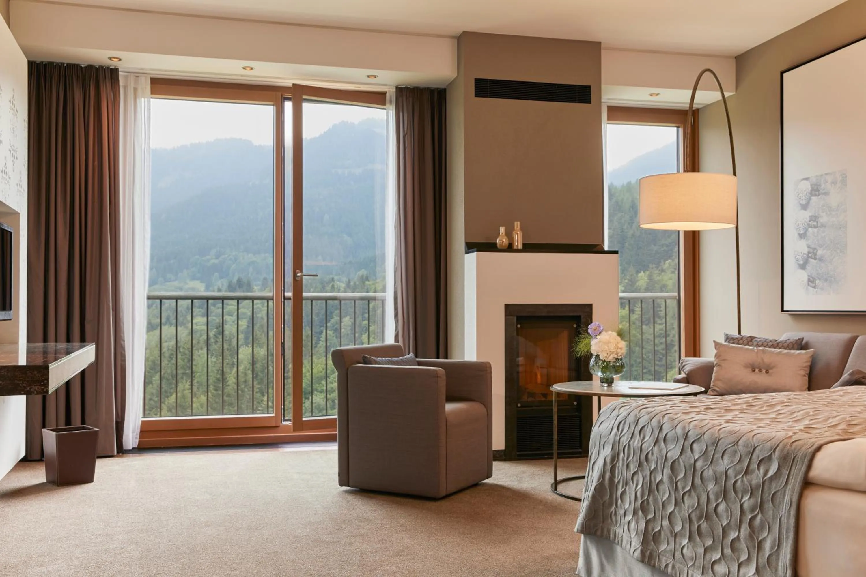 Mountain view in Kempinski Hotel Berchtesgaden