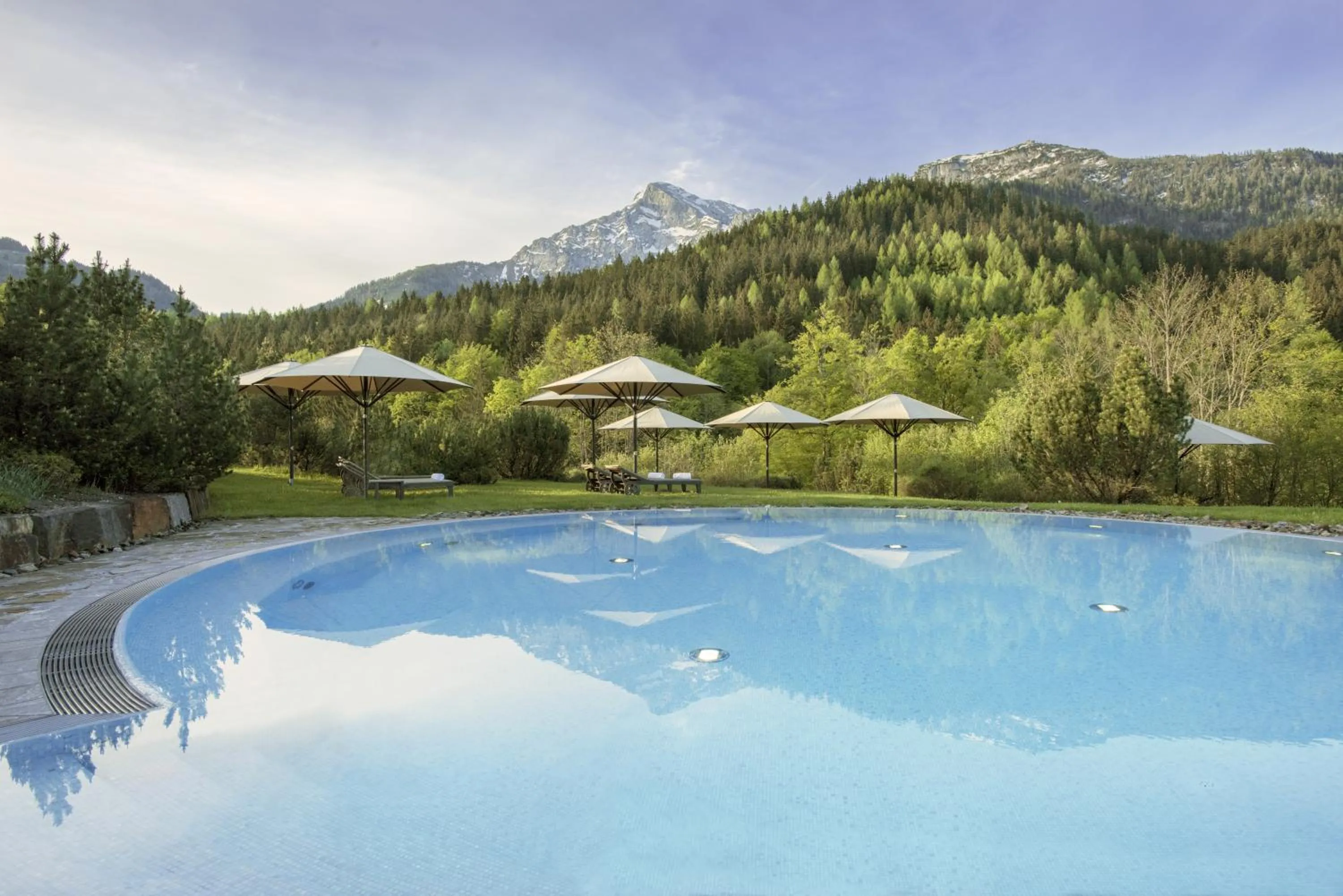 Swimming pool in Kempinski Hotel Berchtesgaden