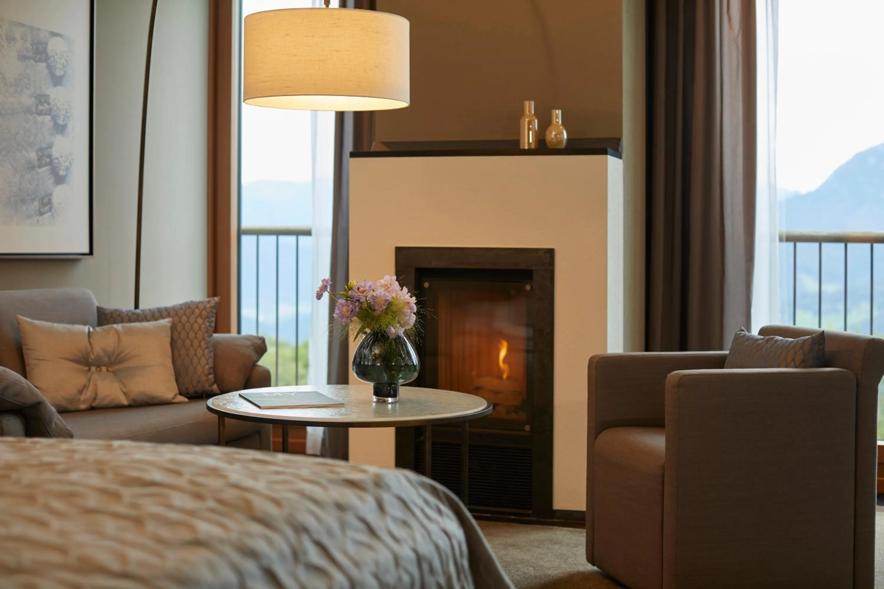 Living room in Kempinski Hotel Berchtesgaden