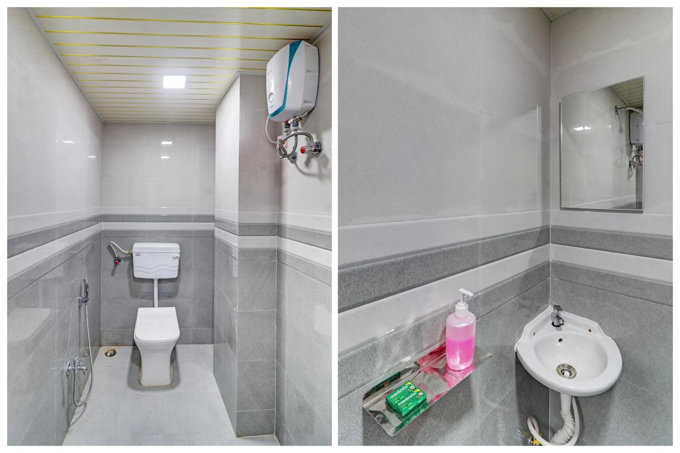 Shower in Raksha Residency