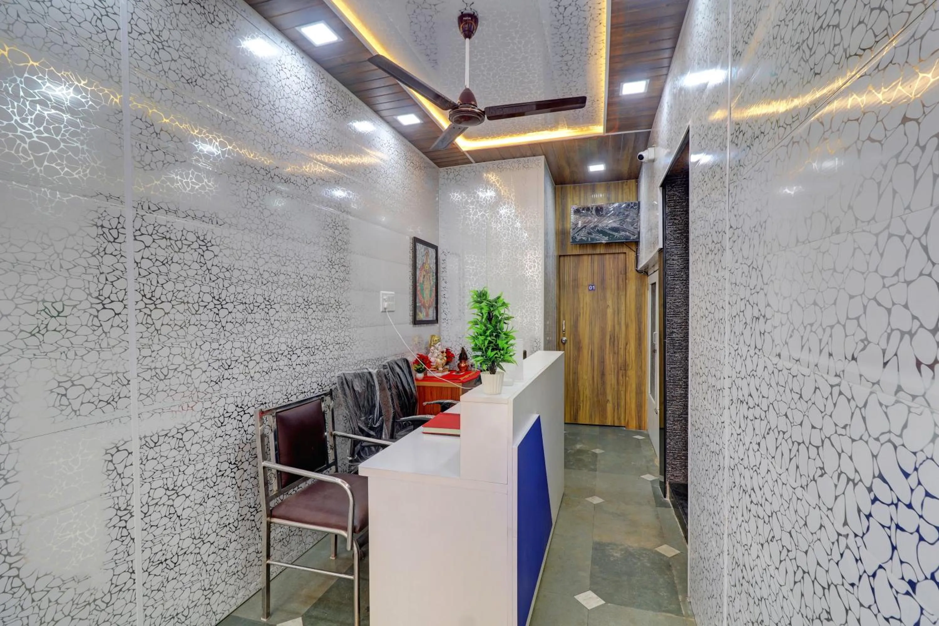 Lobby or reception in Raksha Residency