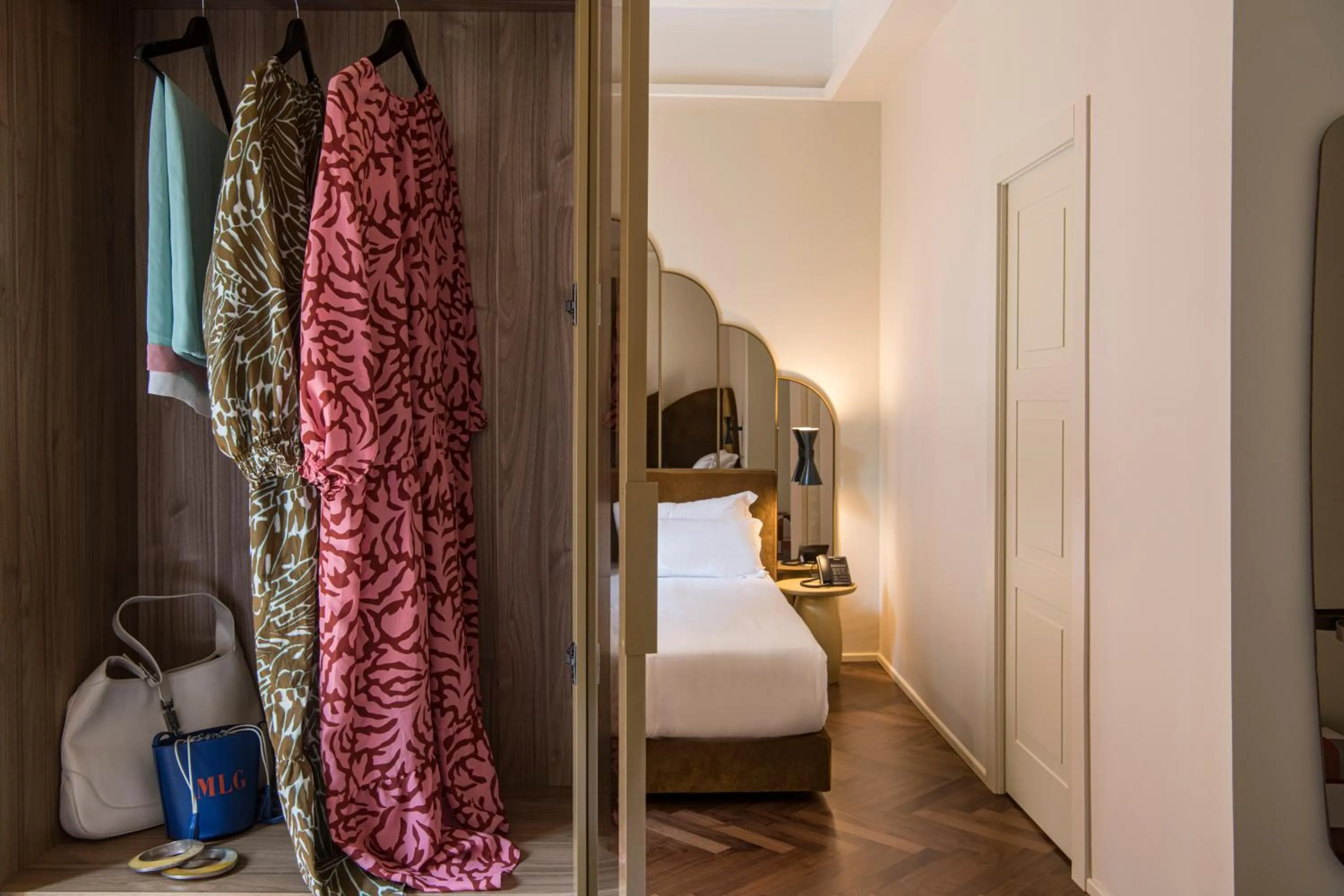 Decorative detail, Bed in Palazzo Buenos Aires