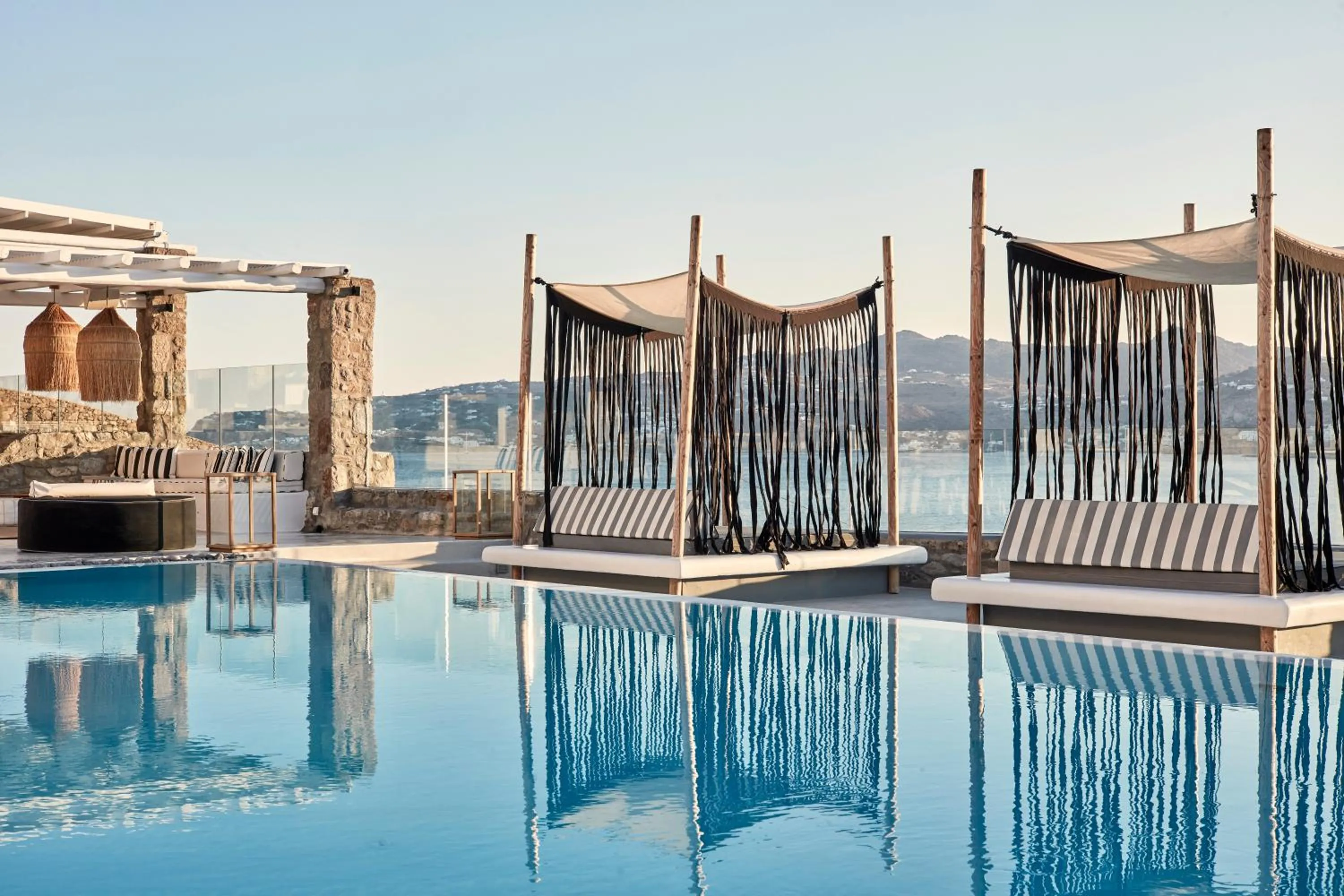 Swimming pool in Mykonos No5 Luxury Suites & Villas
