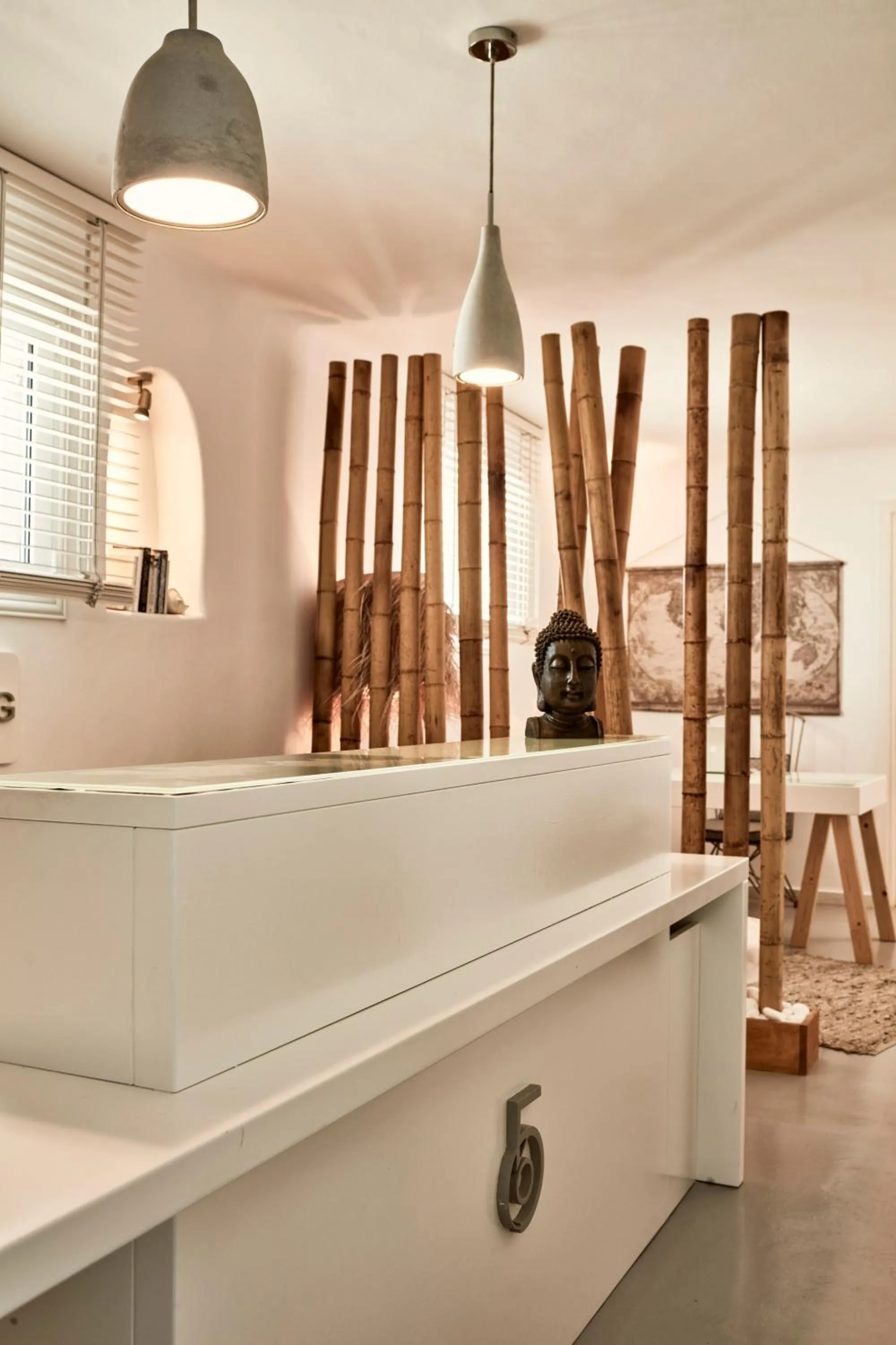 Lobby or reception in Mykonos No5 Luxury Suites & Villas