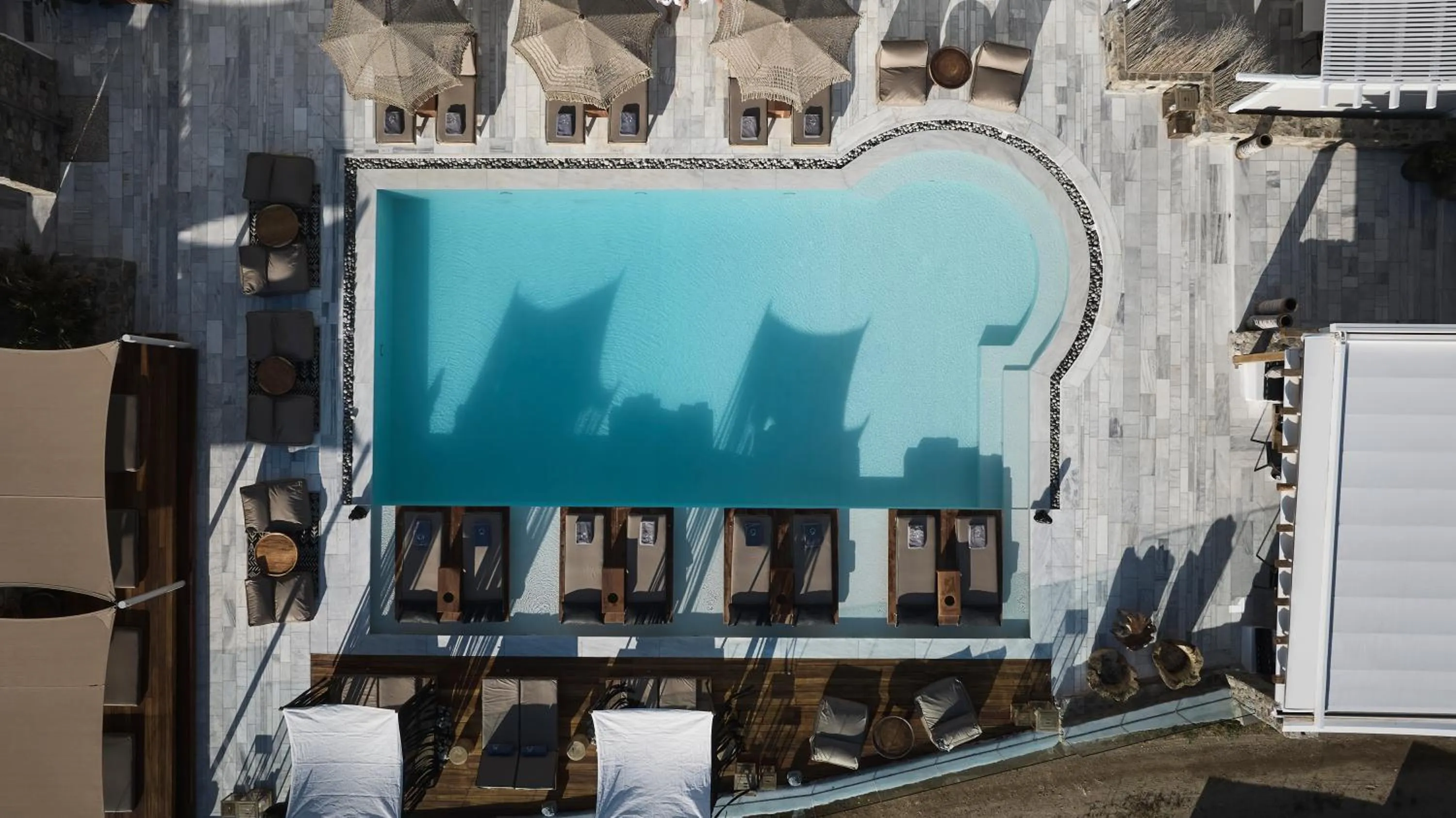 Swimming pool in Mykonos No5 Luxury Suites & Villas