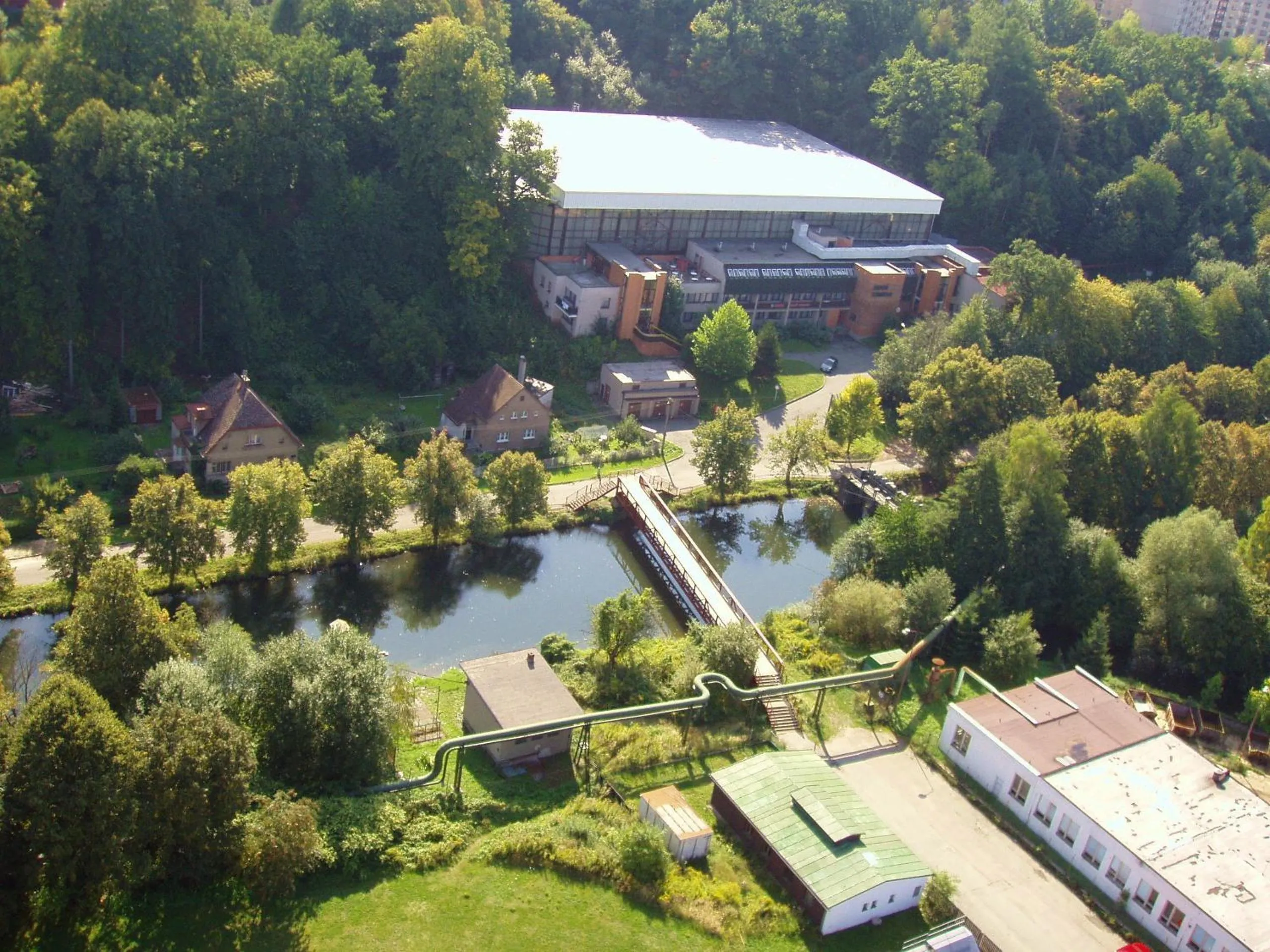 Bird's eye view in Hotel Zimní stadion Náchod
