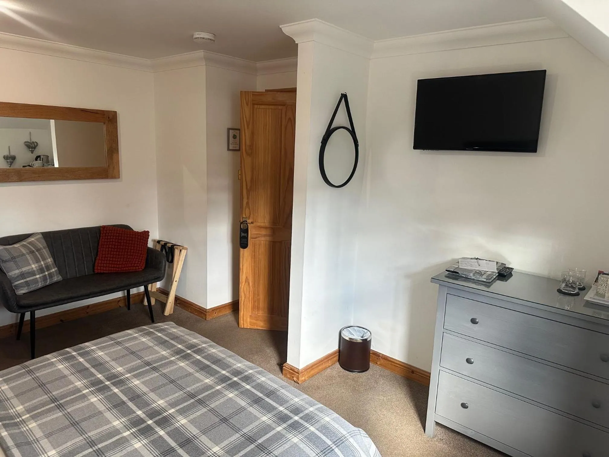 Bed in Culliss House B&B