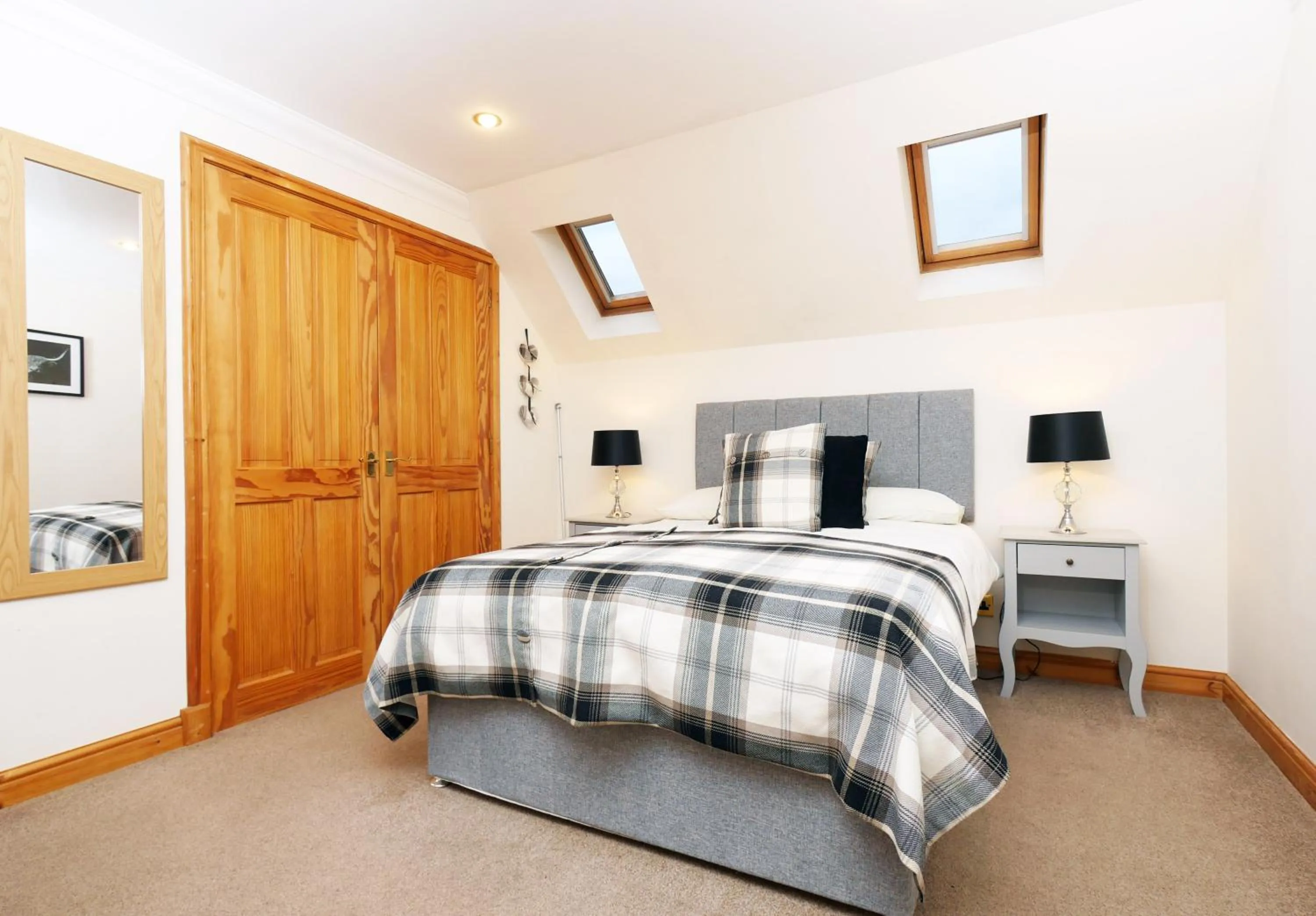 Bed in Culliss House B&B