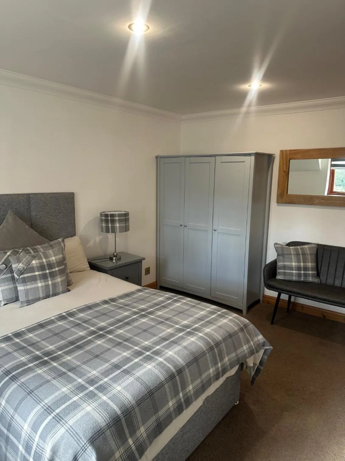 Bed in Culliss House B&B