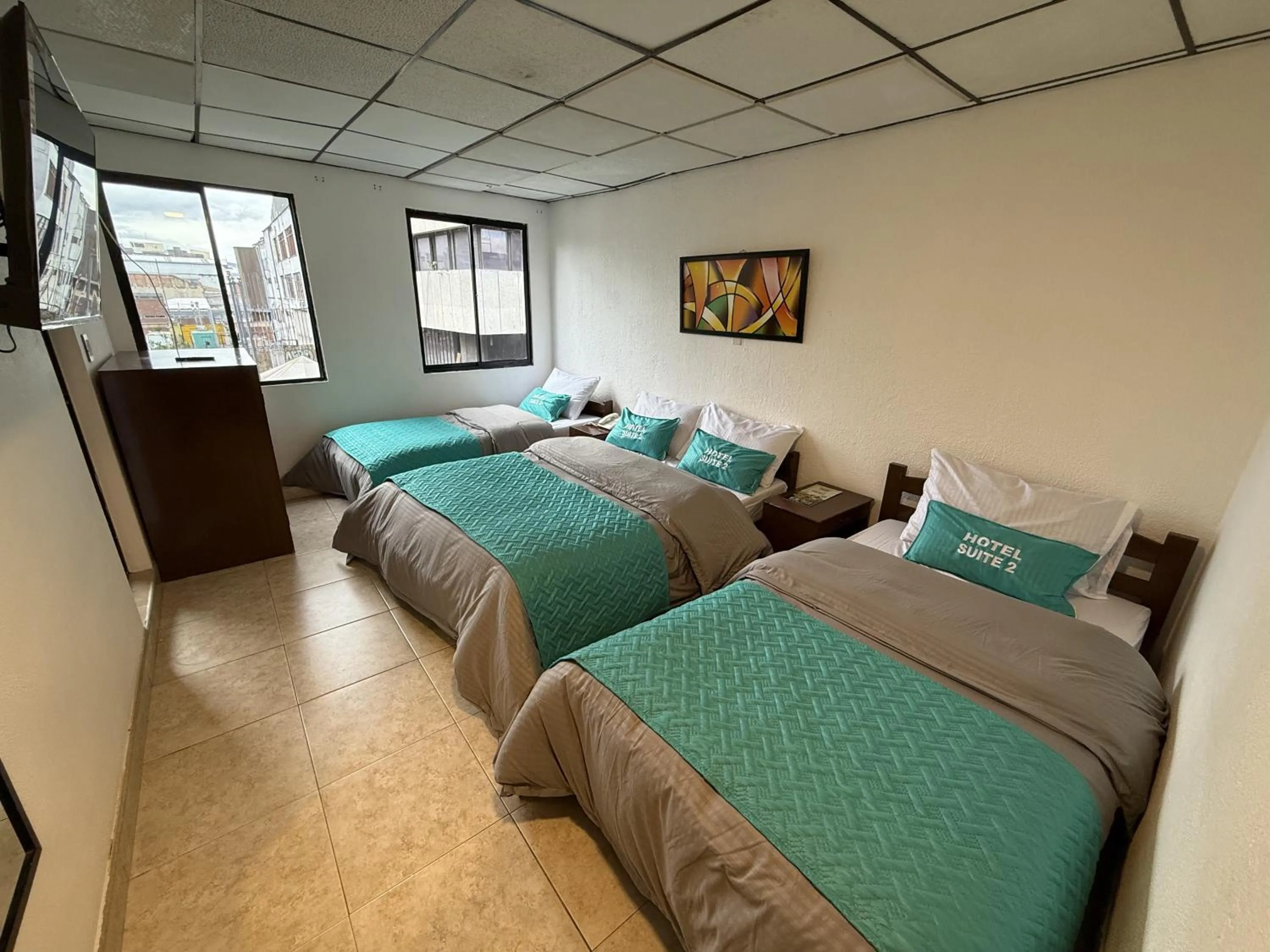 Photo of the whole room, Bed in Hotel Suite Centro Bogotá