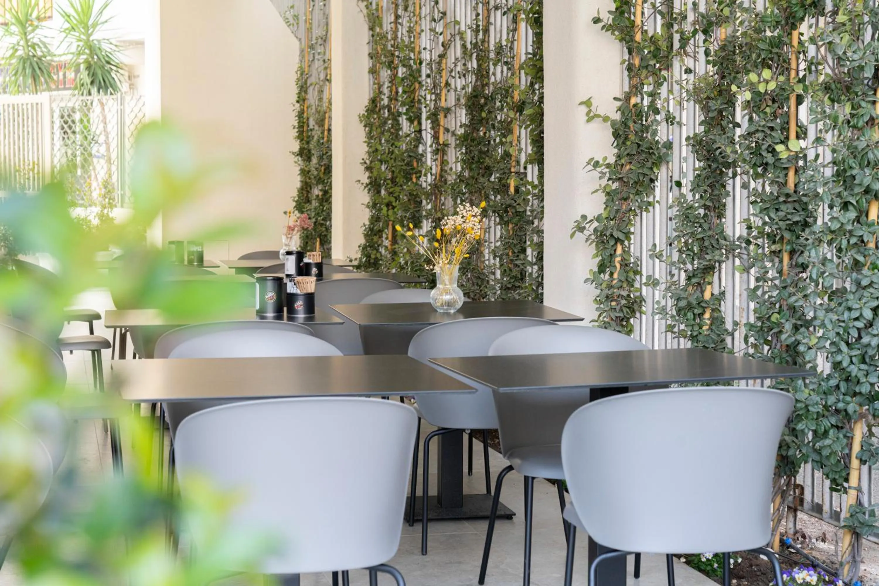 Patio in BISCARDI Hotel