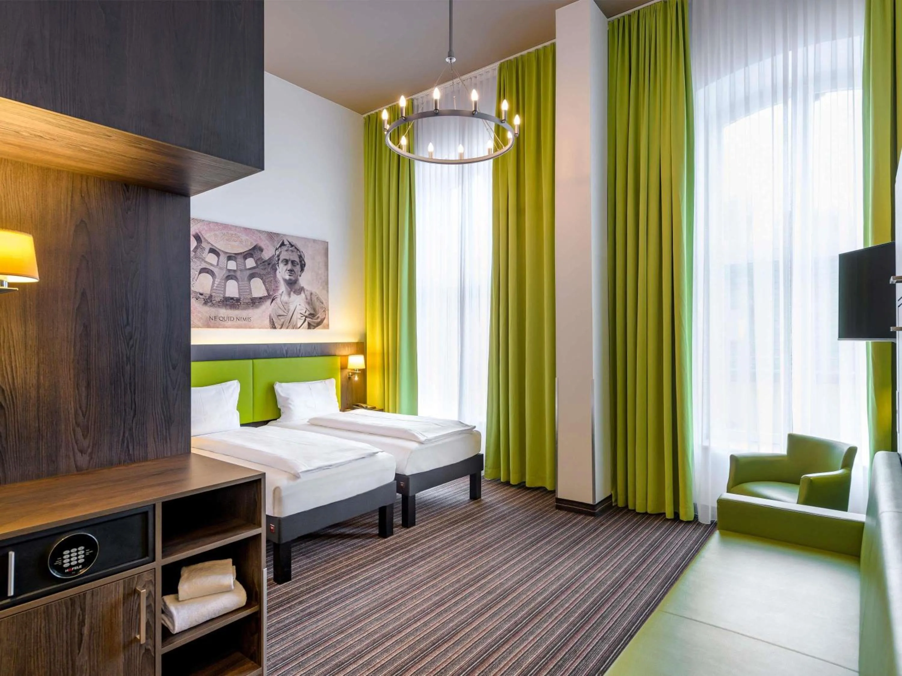 Bedroom, Bed in Ibis Styles Trier