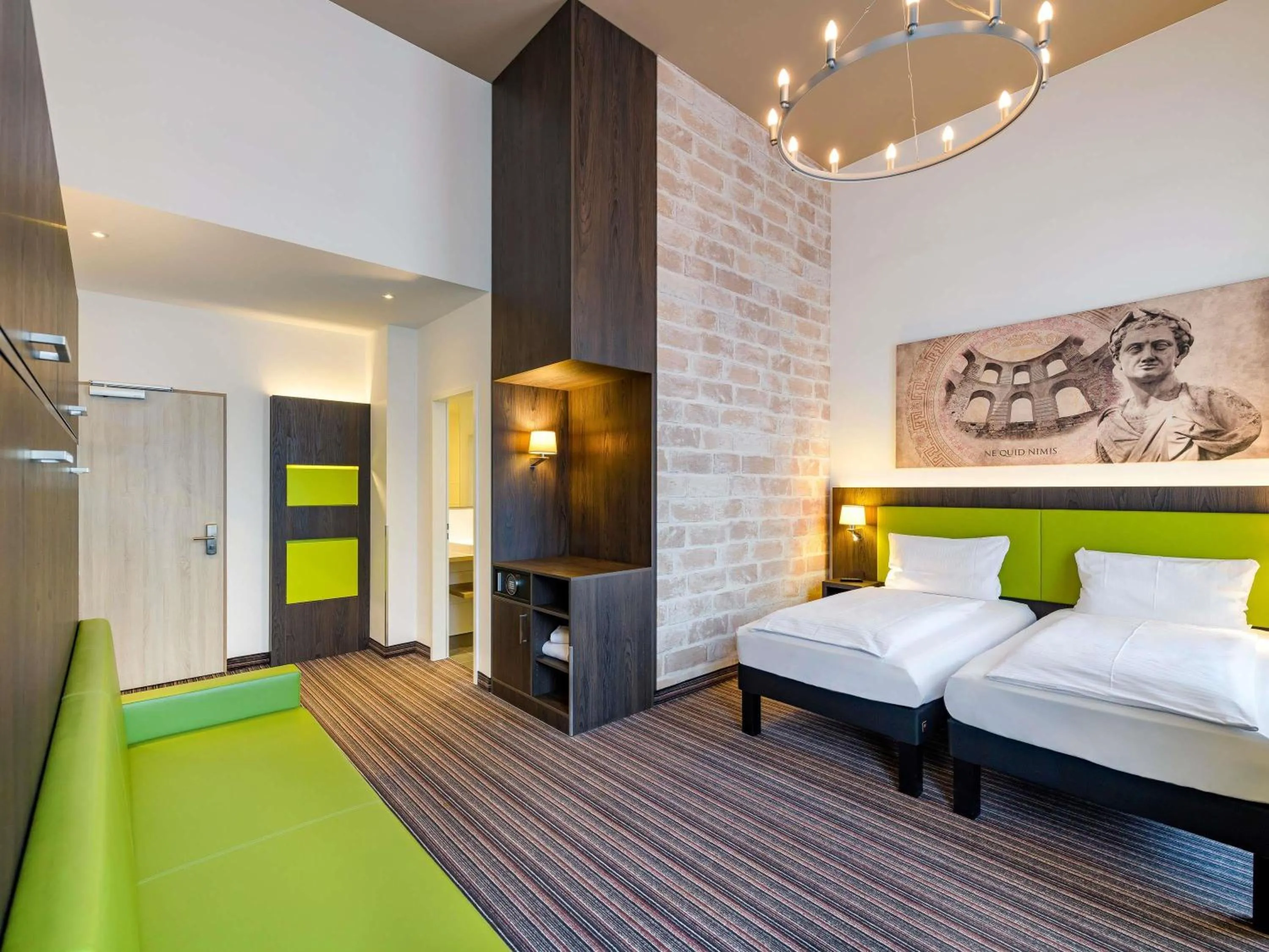 Bedroom, Bed in Ibis Styles Trier