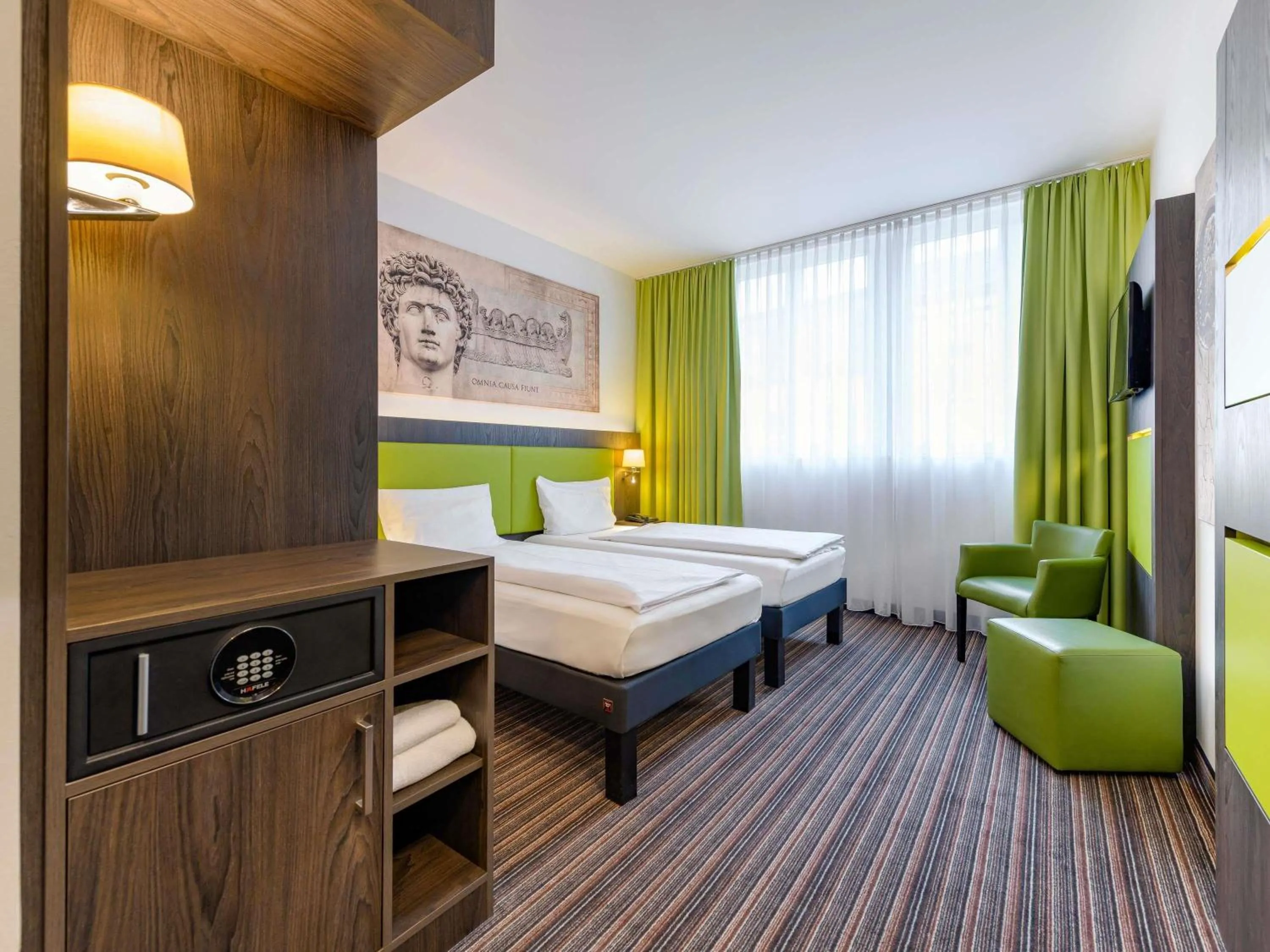 Bedroom, Bed in Ibis Styles Trier