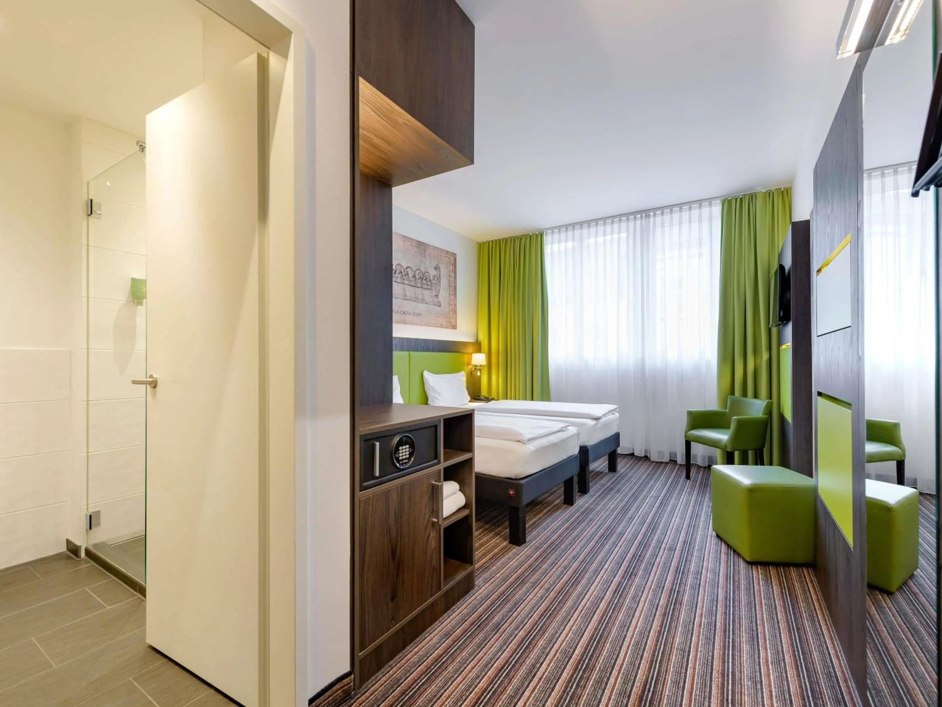 Bedroom, Bed in Ibis Styles Trier