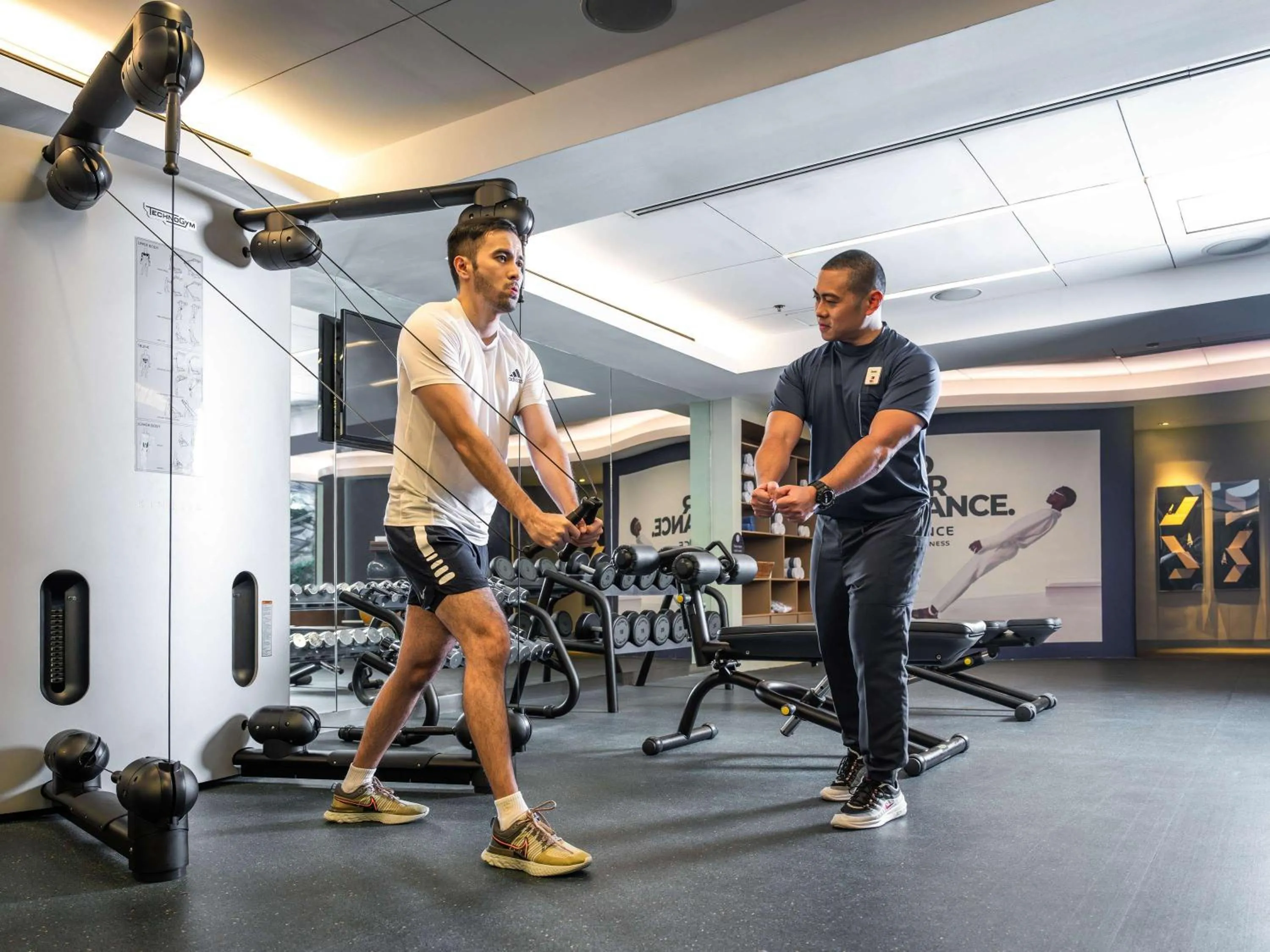 Fitness centre/facilities in Novotel Manila Araneta City Hotel