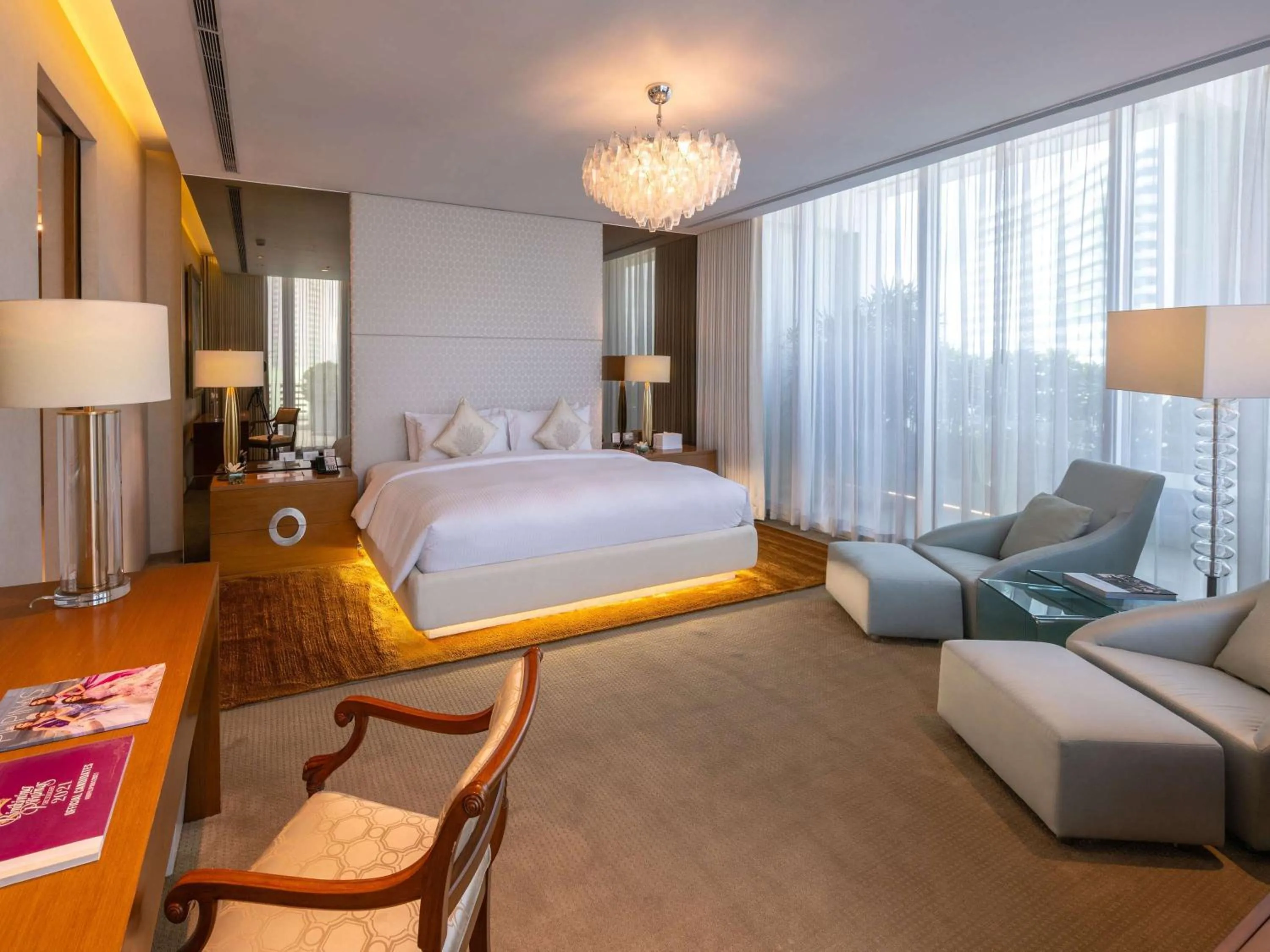 Bedroom, Bed in Novotel Manila Araneta City Hotel