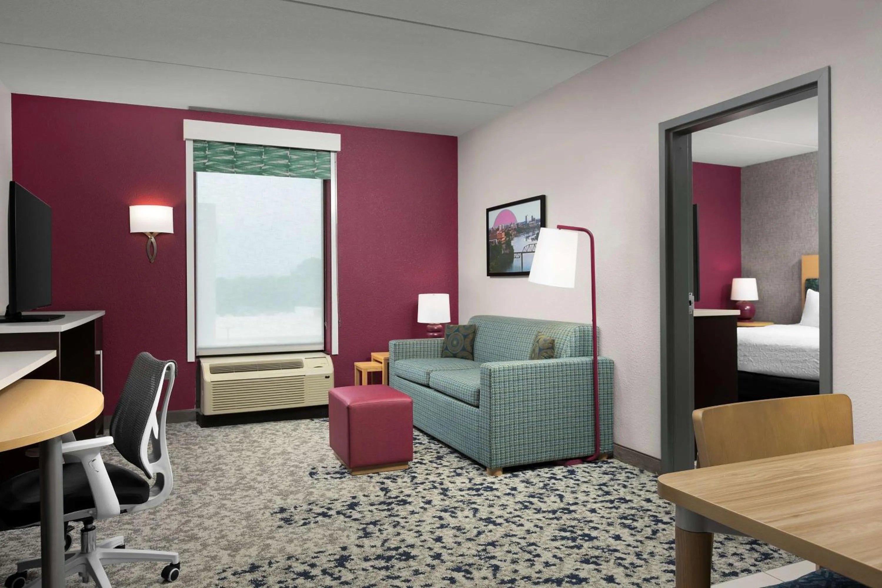 Living room in Home2 Suites by Hilton Knoxville West