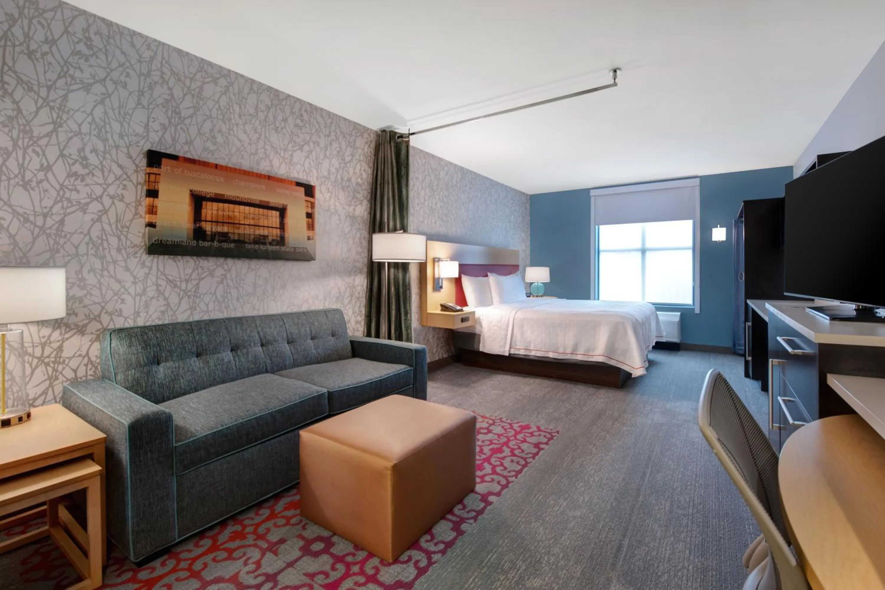 Bedroom, Bed in Home2 Suites by Hilton Tuscaloosa Downtown University Boulevard