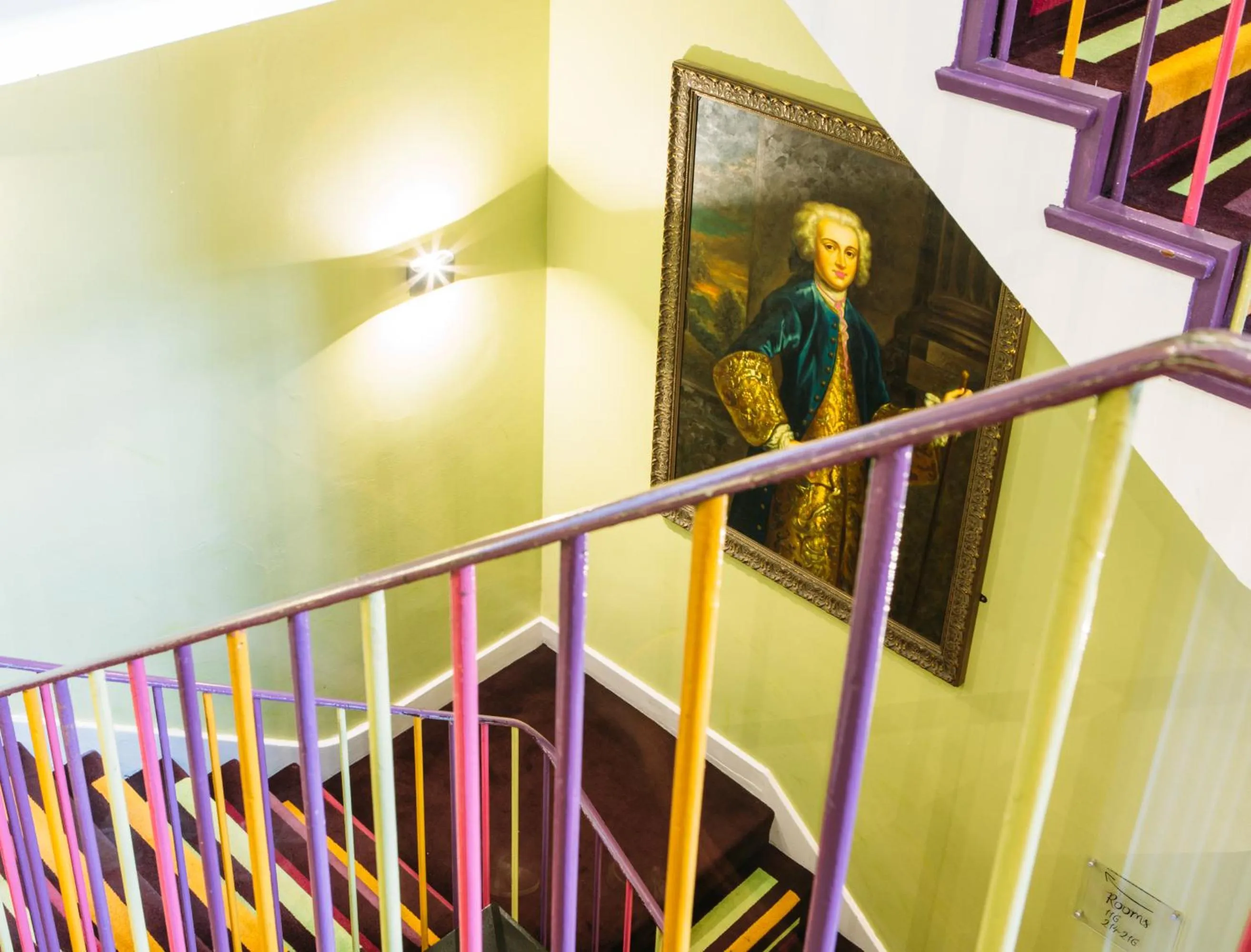 Decorative detail in Safestay London Kensington Holland Park