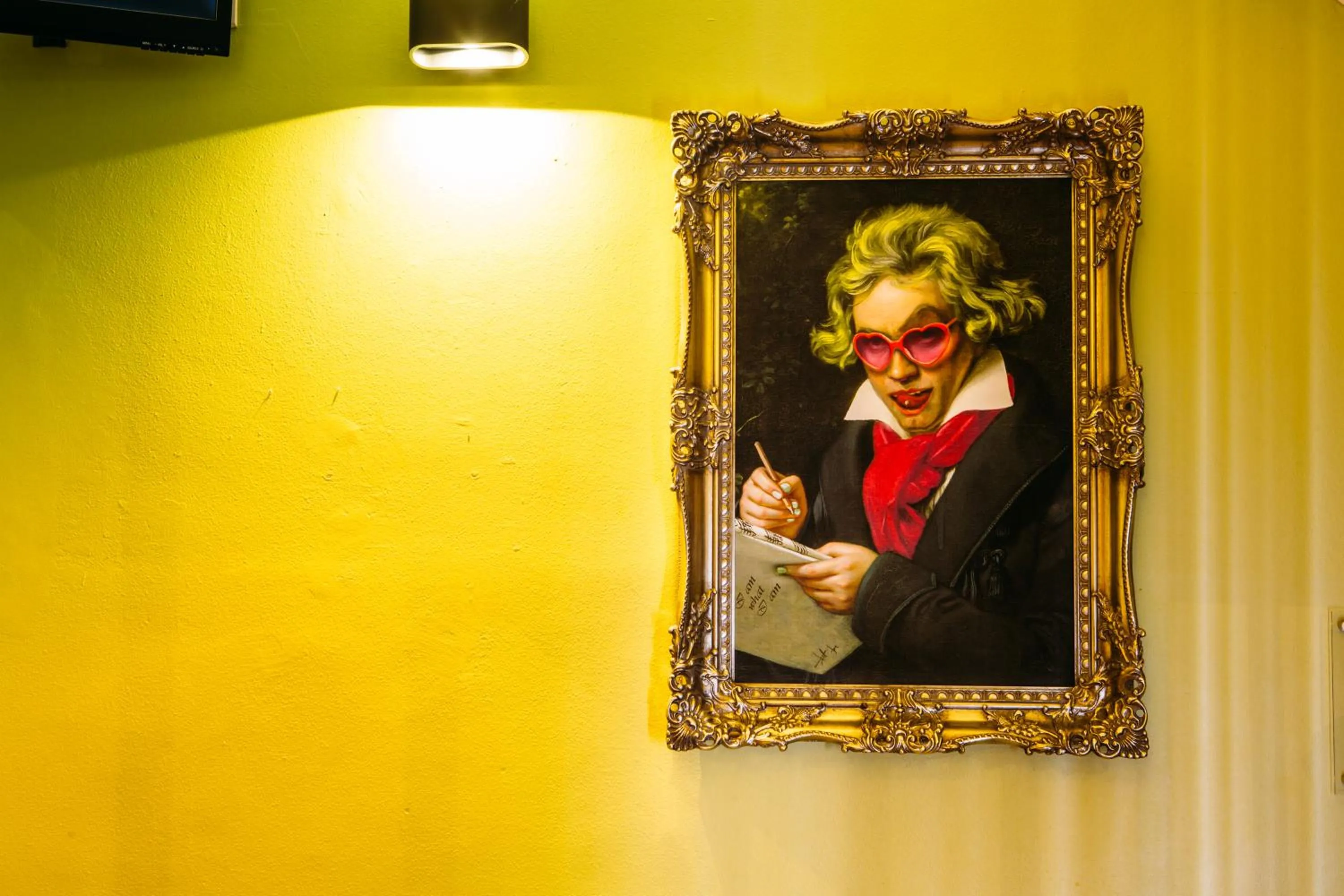 Decorative detail in Safestay London Kensington Holland Park