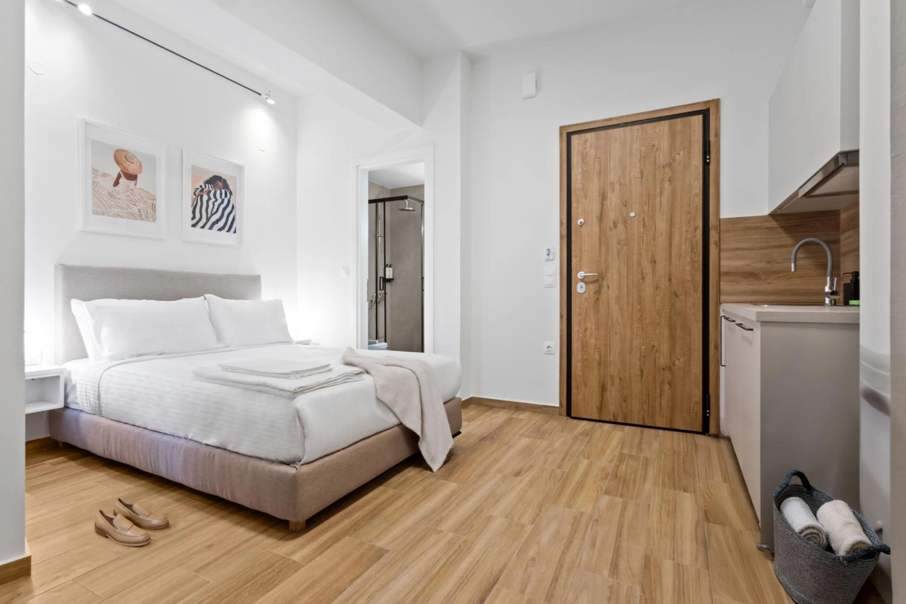 Bed in Enea City Suites
