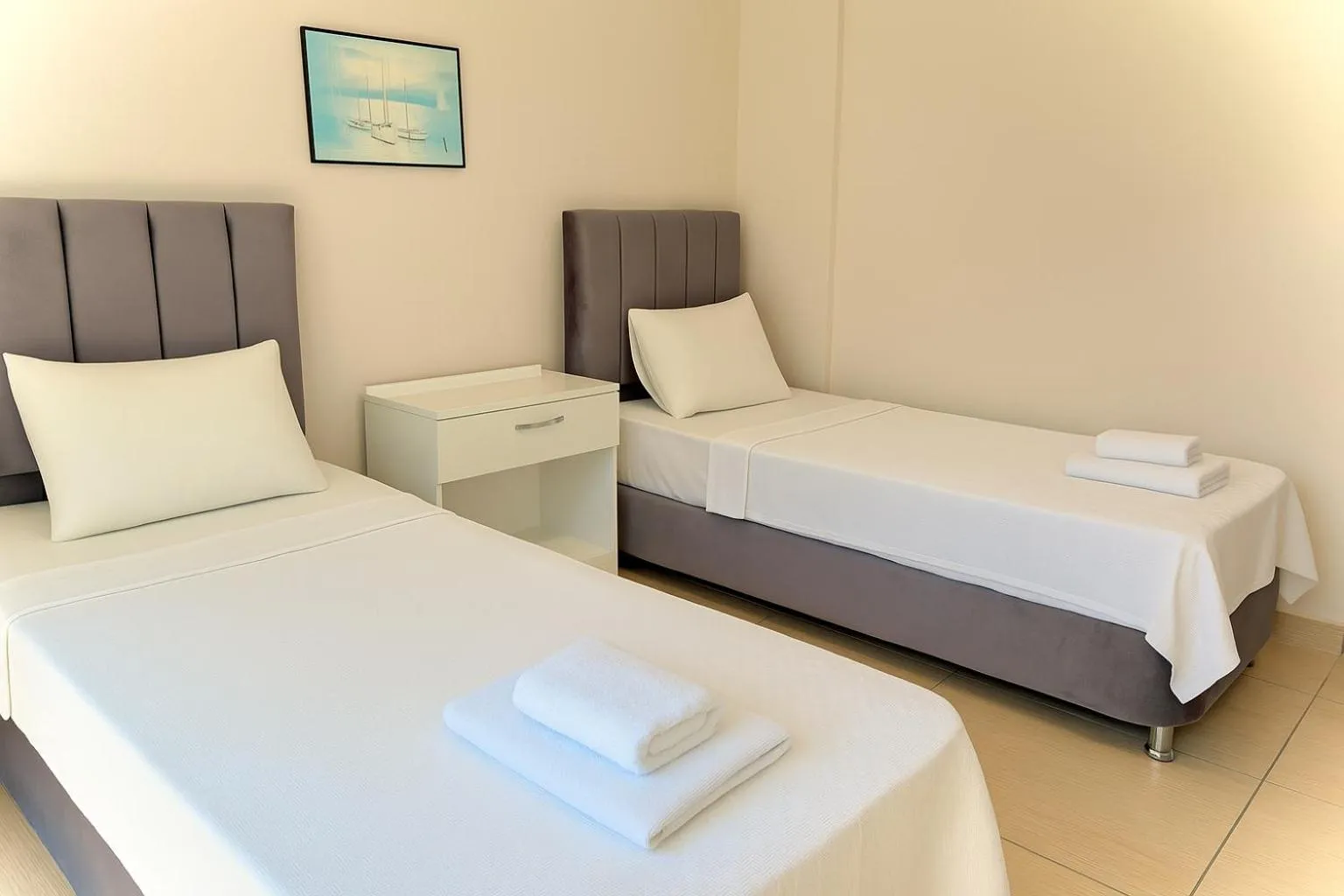 Bed in Fidan Apart Hotel