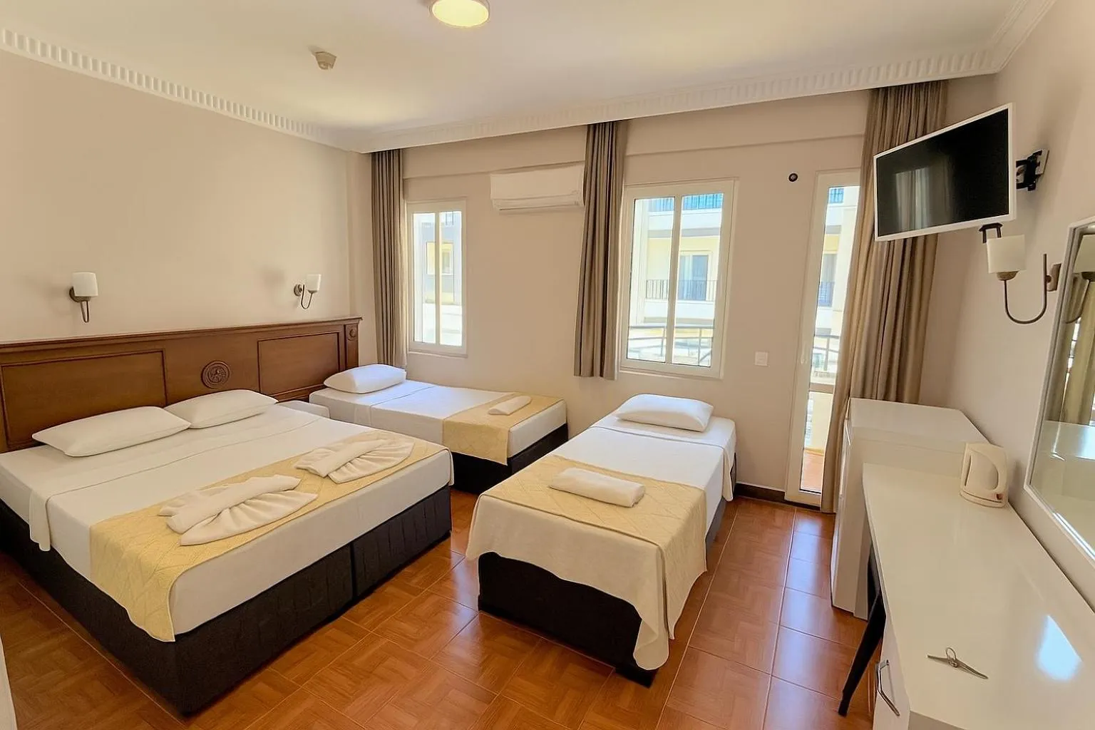 Bed in Fidan Apart Hotel