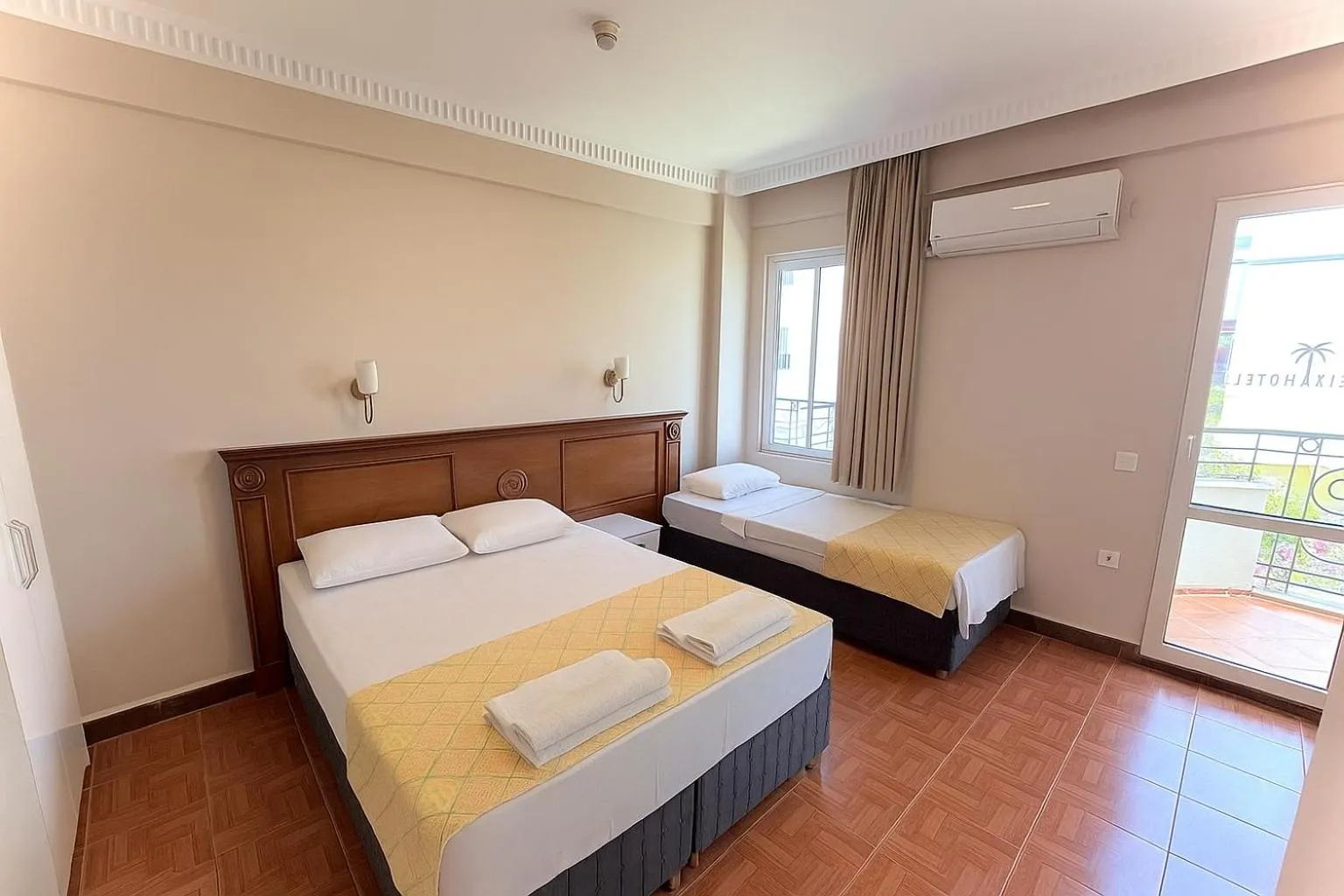 Bed in Fidan Apart Hotel