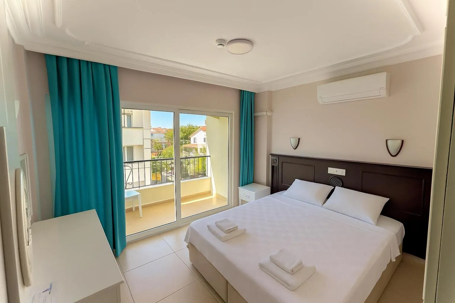 Bed in Fidan Apart Hotel