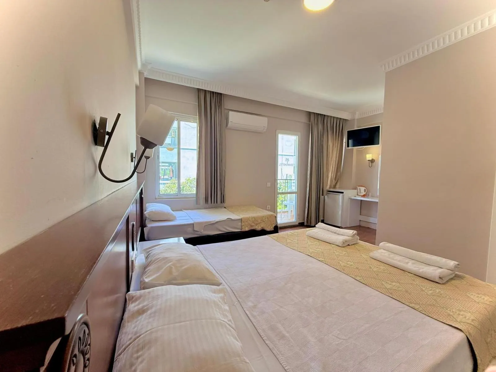 Bed in Fidan Apart Hotel