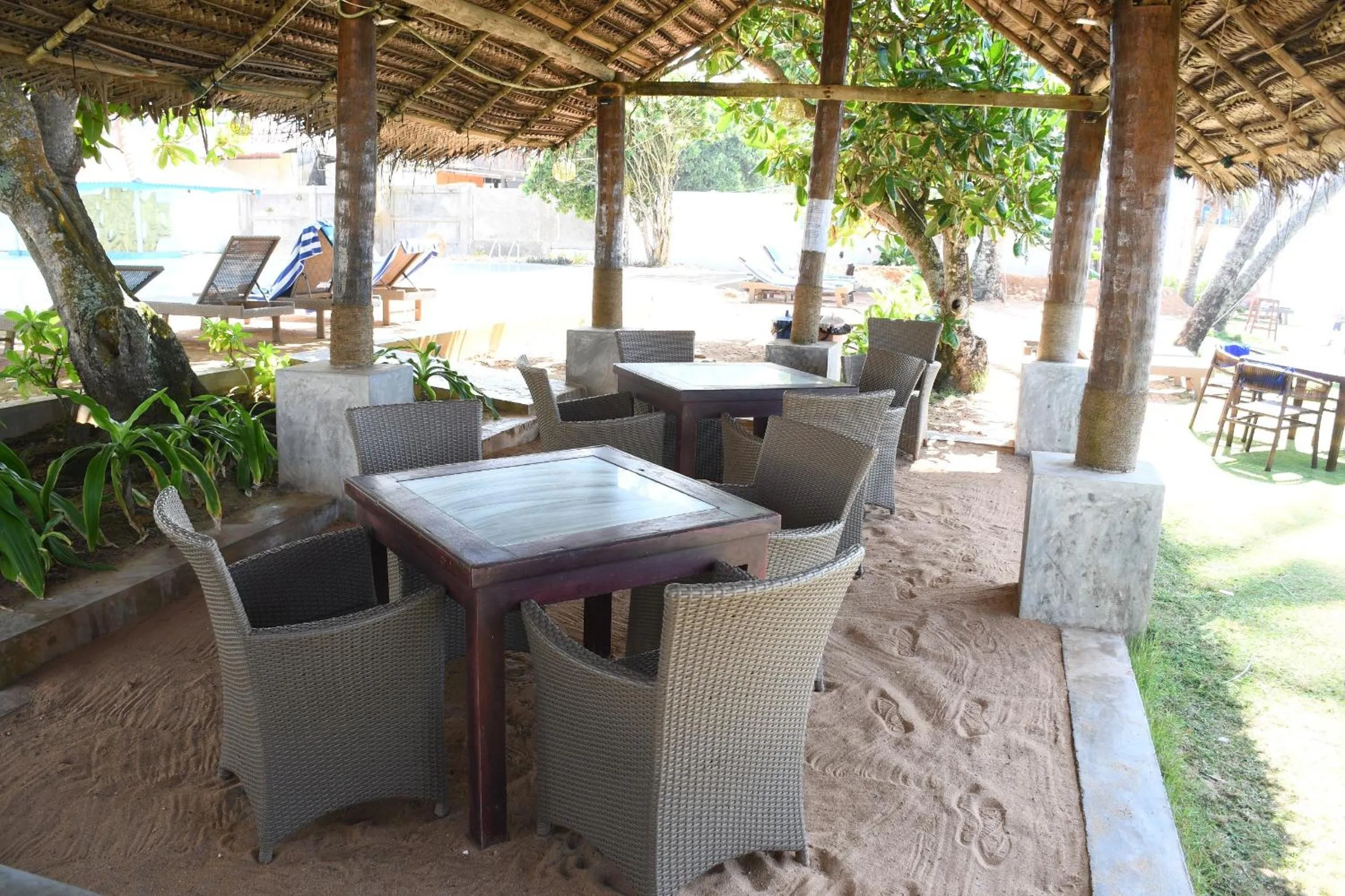 Seating area in Hotel Lanka Super Corals