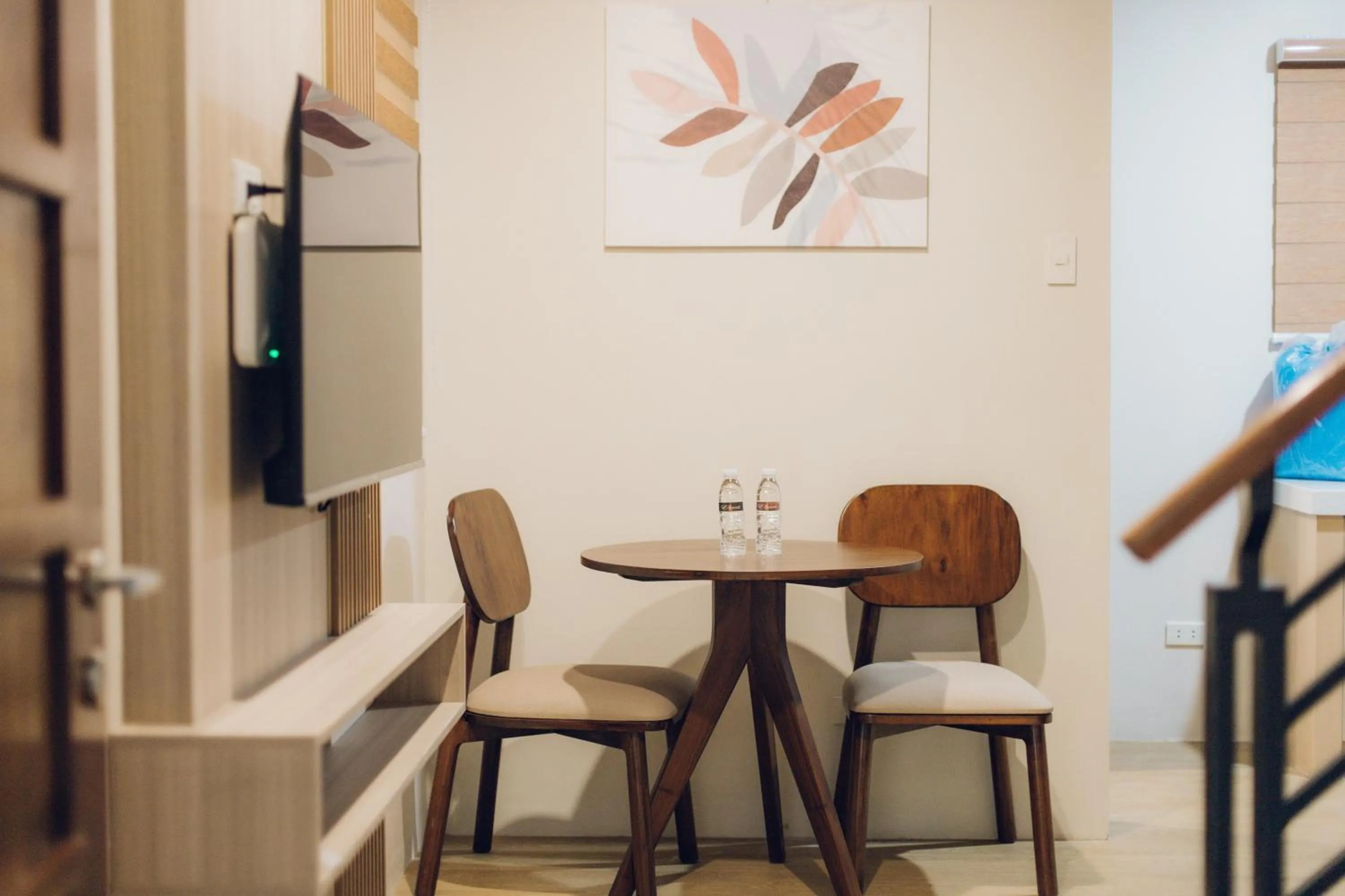 Living room in Elyseah Condotel, Angeles Pampanga